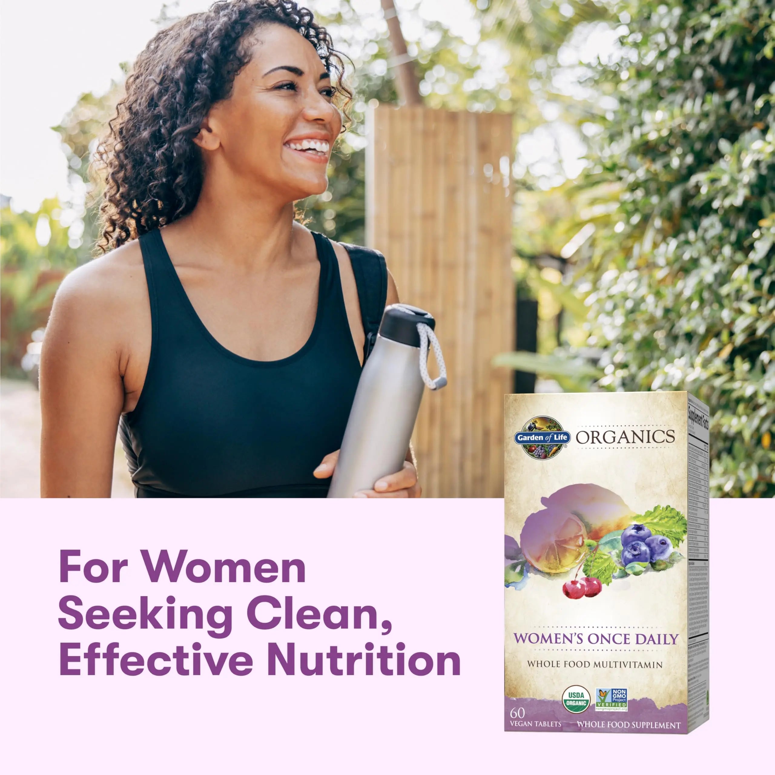 Garden of Life Organics Multivitamin for Women - Women's Once Daily Multi - Whole Food Multi with Iron, Biotin, Vegan Organic Womens Multivitamin Garden of Life Au supplements