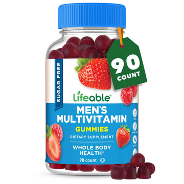 Lifeable Sugar Free Multivitamin for Men Gummies | with Iron and 18 Essential Vitamins and Minerals | Sugar Free Vitamins | 90 Gummies Lifeable Au supplements