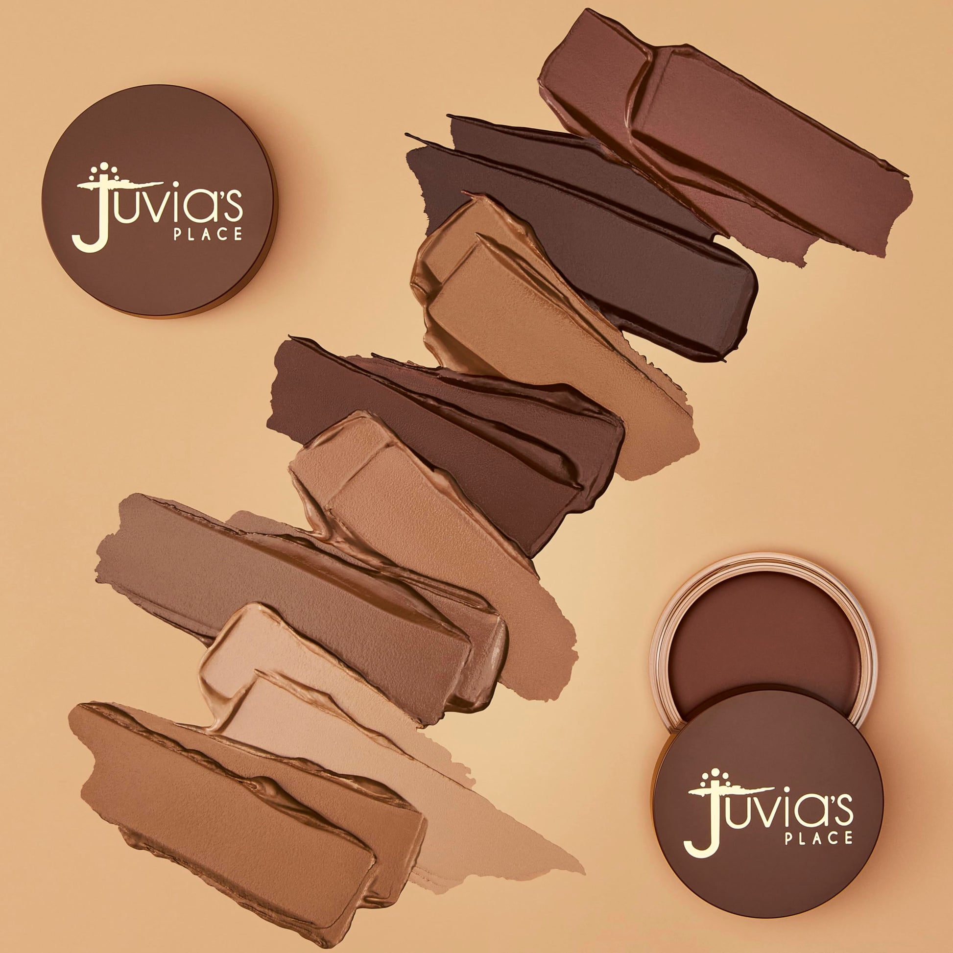 Juvia's Place Bronzed Cream Bronzer - Cocoa - Smooth Cream Bronzer Pot for Sun-Kissed Glow & Warmth, Buildable & Blendable Makeup Contour with Long-Lasting Matte Shimmer Finish, Highly Pigmented Juvia's Place Au supplements