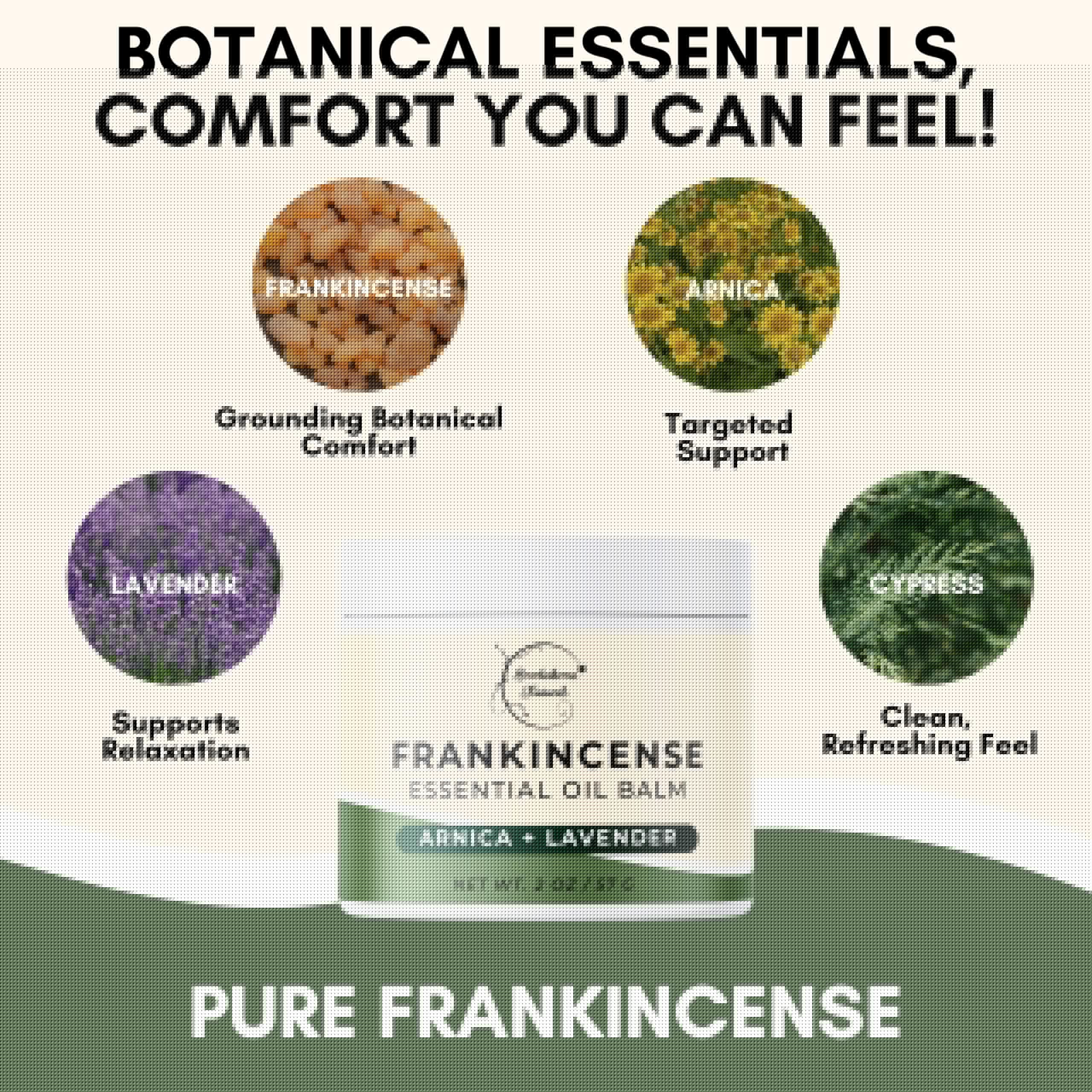 Brookethorne Naturals Frankincense Balm | Frankincense Essential Oil Balm for Skin Hydration | Soothing Muscle & Joint Support | Boswellia Extract, Arnica Montana, Castor Oil & Lavender 2oz Brookethorne Naturals Au supplements