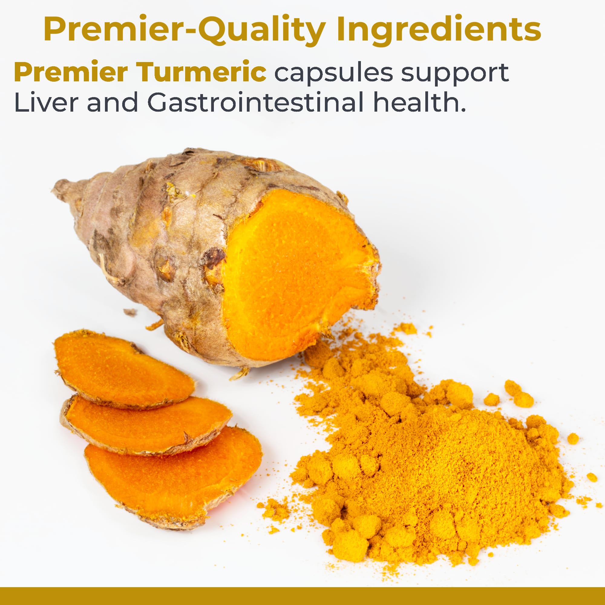 Premier Research Labs Premier Turmeric Capsules - Turmeric Curcumin Supplement, Liver Support, 500 mg of Curcuma Per Capsule - 60 Vegetarian Capsules Premier Research Labs Au supplements