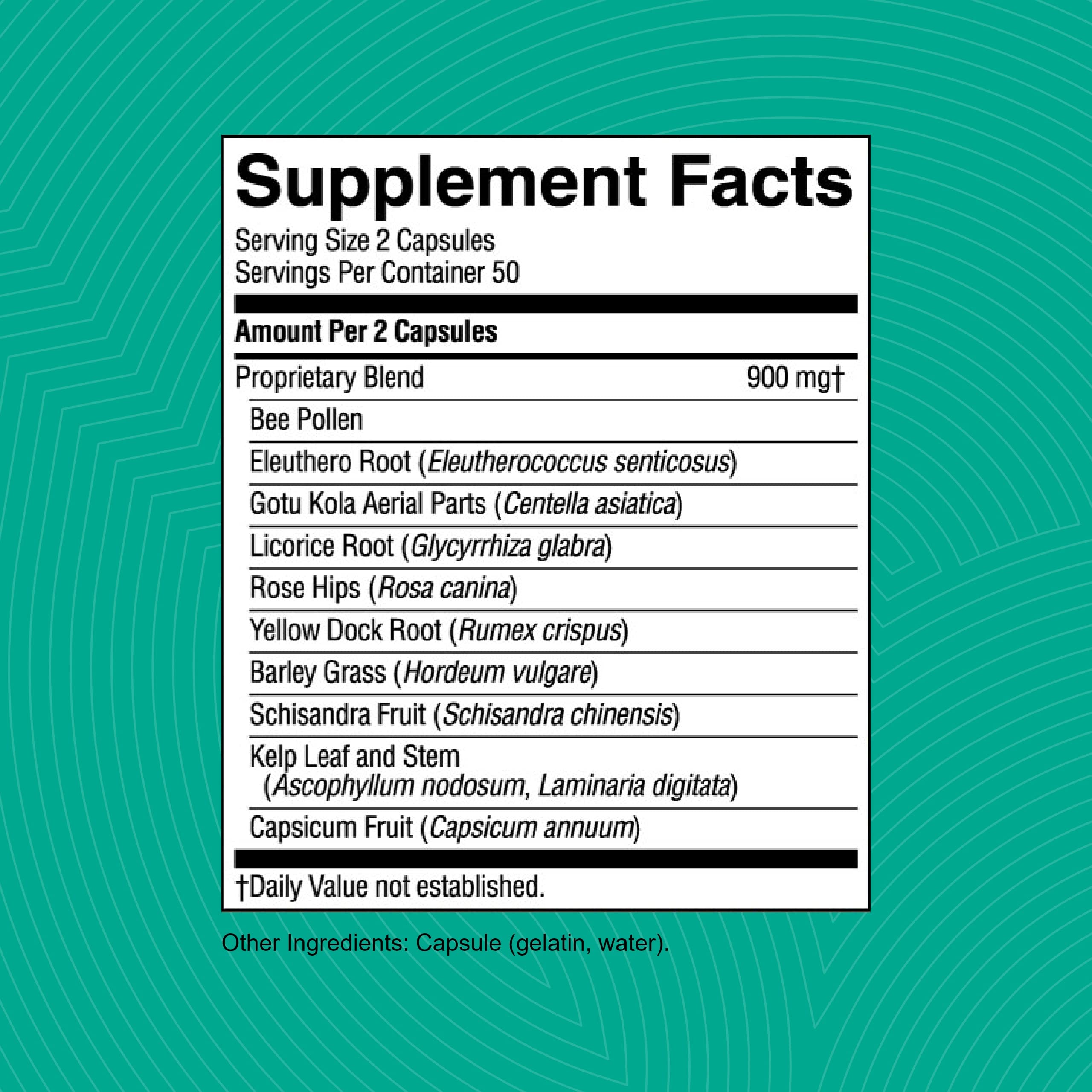 Nature's Sunshine Energ-V - Herbal Blend to Support Energy Levels (100 Capsules) Nature's Sunshine Au supplements