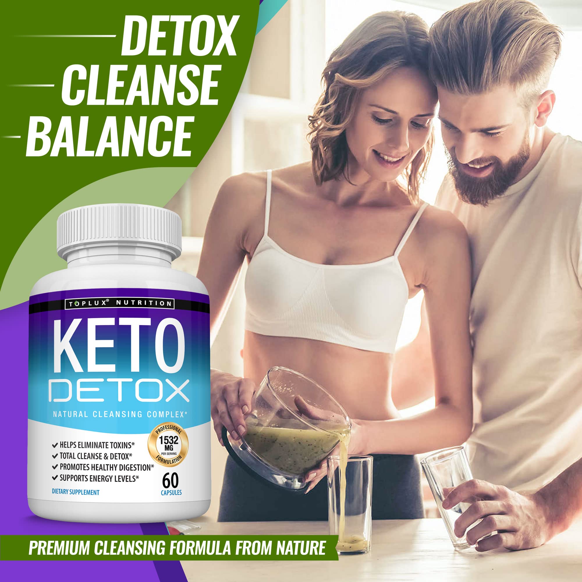 Toplux Keto Detox Pills Advanced Cleansing Extract – 1532 Mg Natural Acai Colon Toplux Au supplements