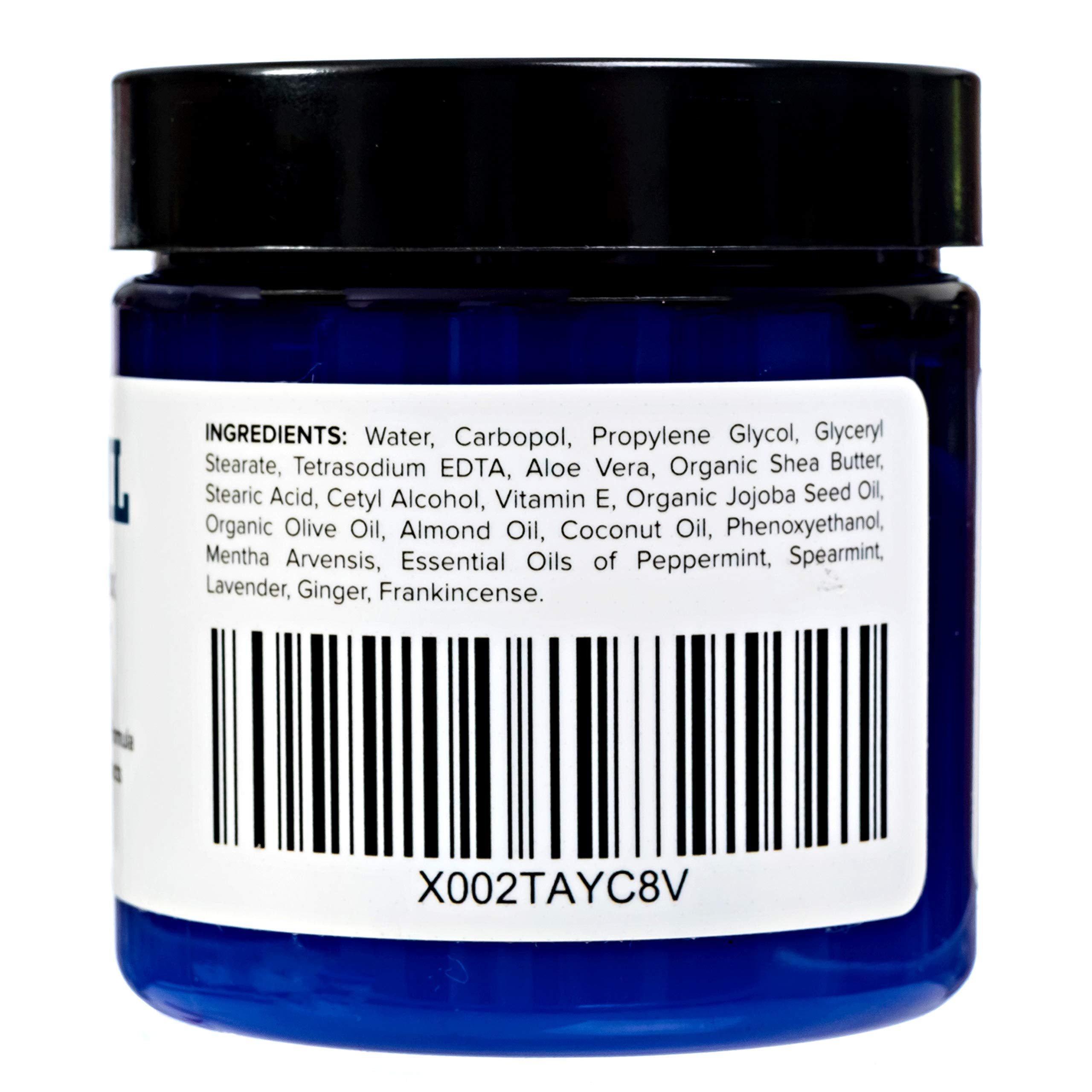 Basic Vigor Migrastil Neck & Shoulder Cream. Cooling Comfort for Migraines, Tech Neck & Tension. (4 oz.) Made in The USA. Basic Vigor Au supplements