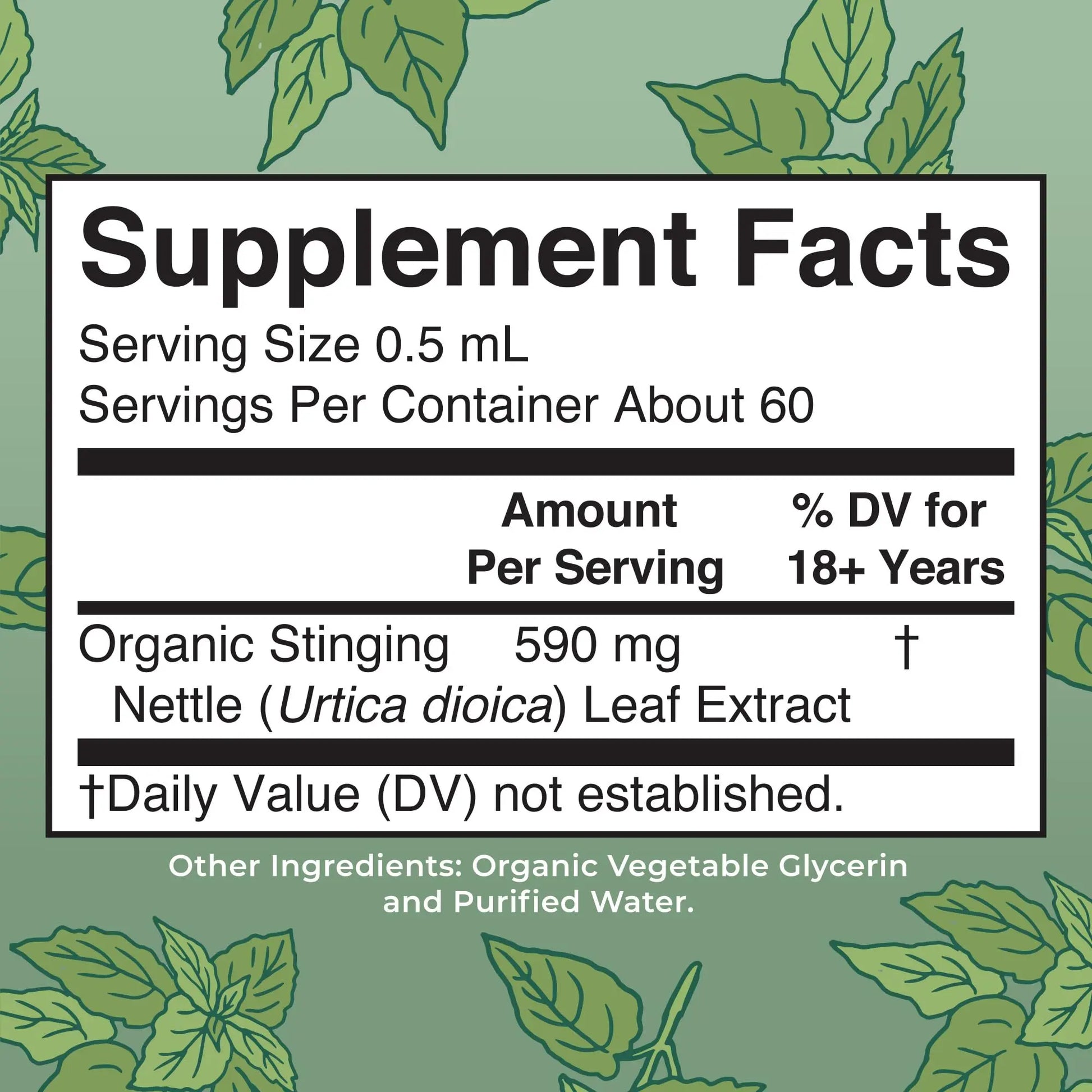 MaryRuth Organics Stinging Nettle Leaf Extract | Detox Supplement Herbal Drops | USDA Organic | Vegan | Non-GMO | Gluten Free | 1 Fluid Oz MARYRUTH'S Au supplements