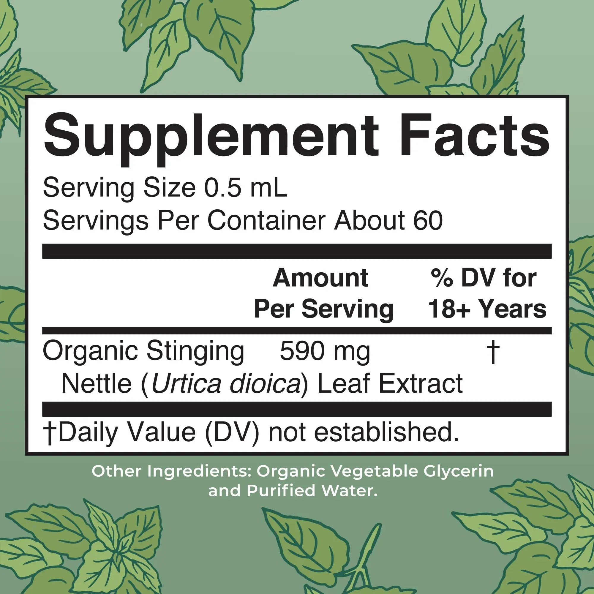 MaryRuth Organics Stinging Nettle Leaf Extract | Detox Supplement Herbal Drops | USDA Organic | Vegan | Non-GMO | Gluten Free | 1 Fluid Oz MARYRUTH'S Au supplements