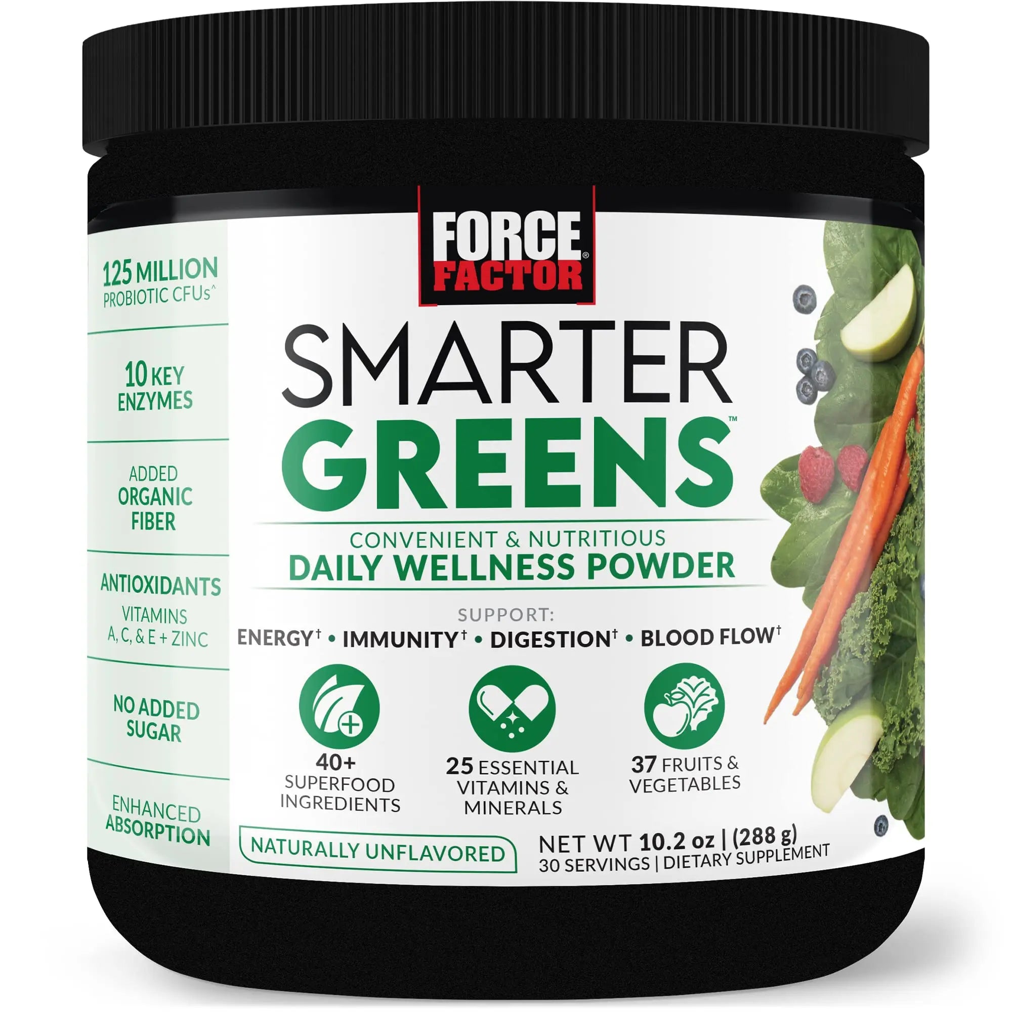 FORCE FACTOR Smarter Greens Daily Wellness Powder to Support Energy, Immunity & Digestion Force Factor Au supplements