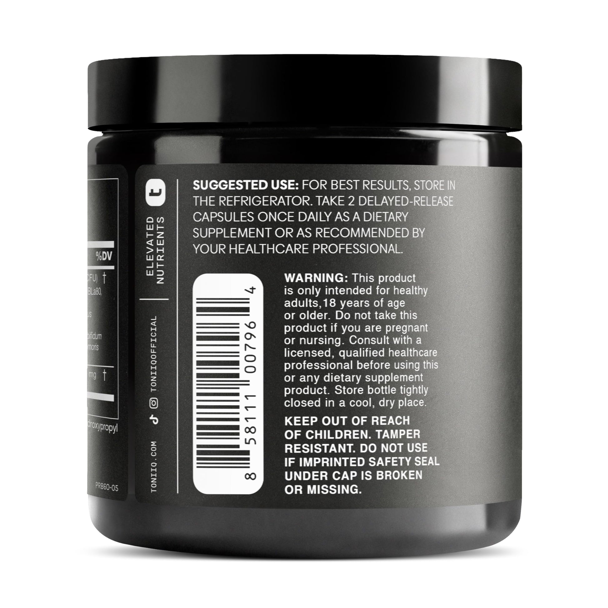 Toniiq 200 Billion CFU Probiotic Supplement 30 Verified Third-Party Tested Strains - Fully Shelf-Stable Probiotics Formula Toniiq Au supplements