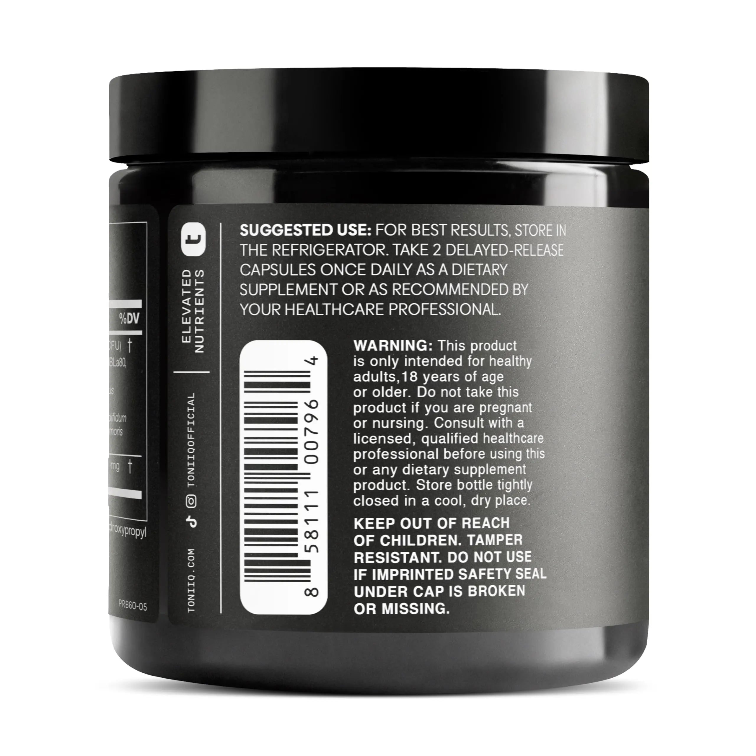 Toniiq 200 Billion CFU Probiotic Supplement 30 Verified Third-Party Tested Strains - Fully Shelf-Stable Probiotics Formula Toniiq Au supplements