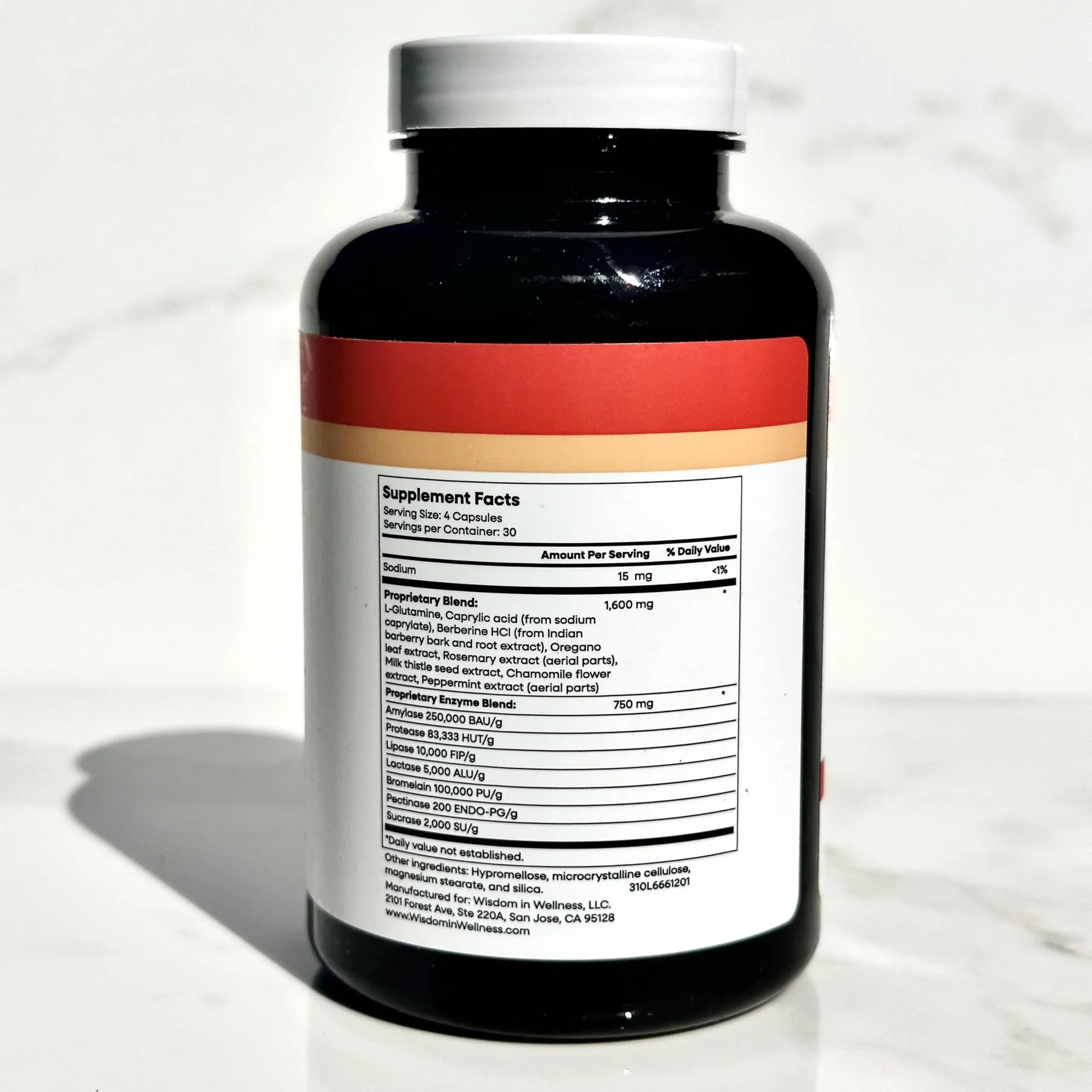 Wisdom In Wellness Gut Optimyze - 120 Digestive Health Capsules - Vitamins & Probiotics for Gut Health - Complete for Men & Women - Digestive Gut Health Pills - Healthy Gut Probiotics Wisdom In Wellness Au supplements