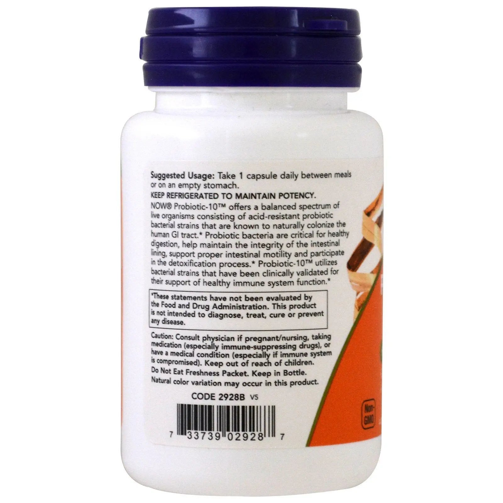 Probiotic10 50 Billion - Now Foods - 50 - VegCap -(Pack of 2) NOW Foods Au supplements