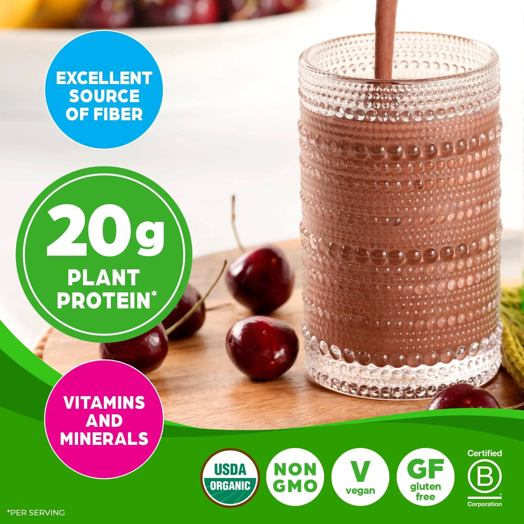 Orgain Organic Vegan Meal Replacement Protein Powder, Creamy Chocolate Fudge - 20g Plant Based Protein, Gluten Free, Dairy Free, Lactose Free, Soy Free, No Sugar Added, Orgain Au supplements