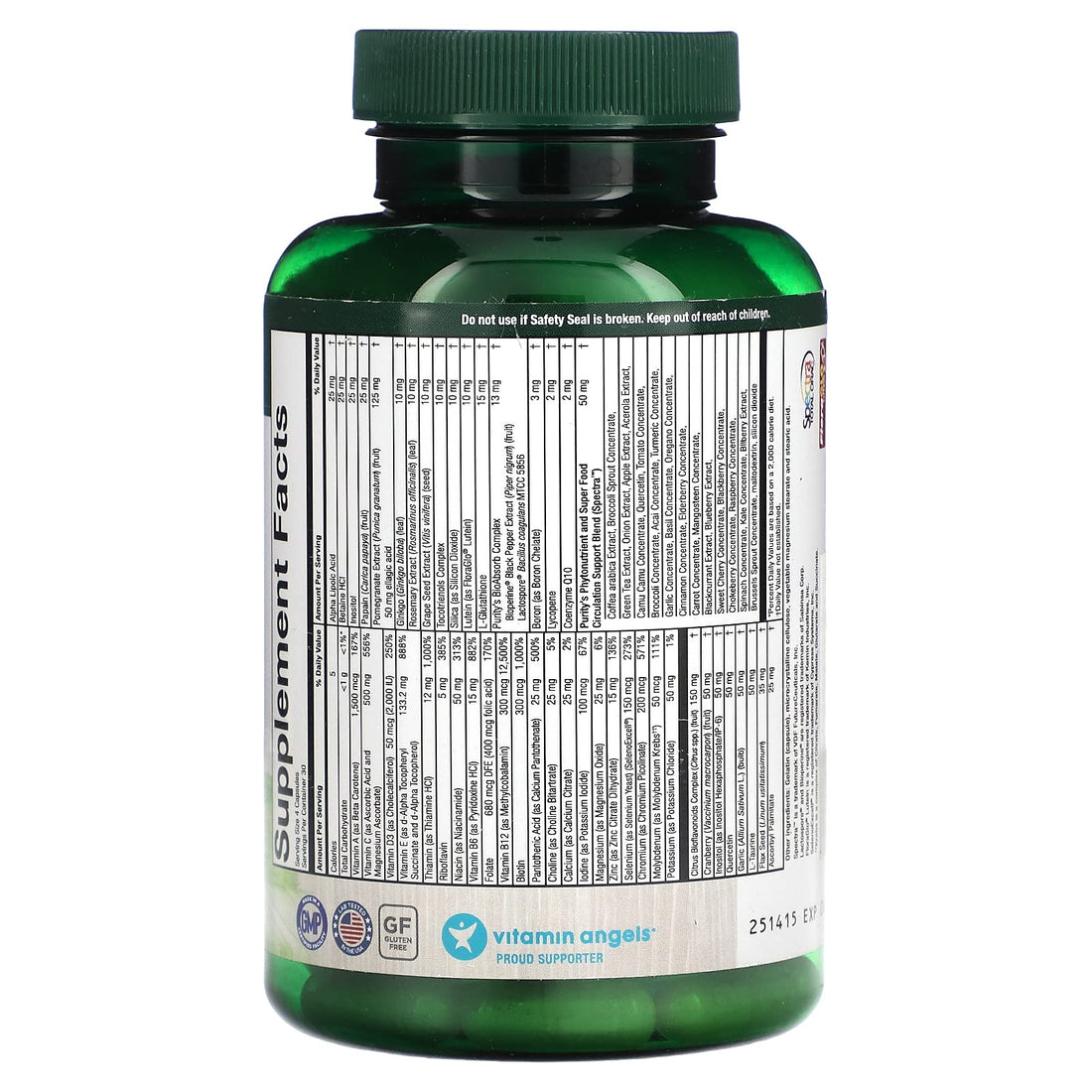 Purity Products Perfect Multi - Multivitamin Packed with Vitamins, Minerals and Phytonutrients - 60 Breakthrough Nutrients - Support for Healthy Immunity, Normal Energy Levels - 120 Capsules (1) Purity Products Au supplements