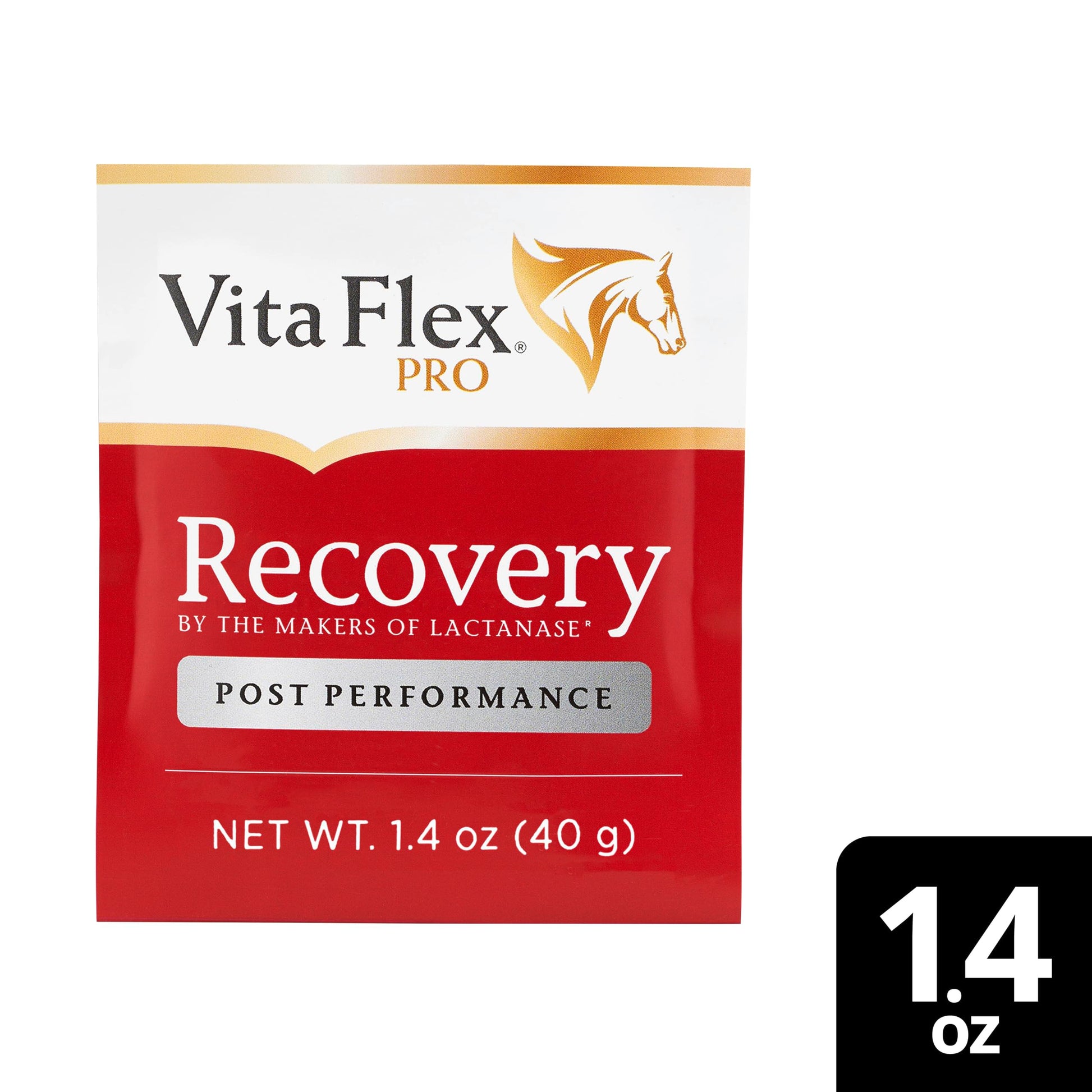 Vita Flex Pro Recovery by the Makers of Lactanase, Post Performance Horse Supplements 40 g, Show Safe Muscle Recovery Supplements, Amino Acids for Horses, Strength & Joint Health Vita Flex Au supplements
