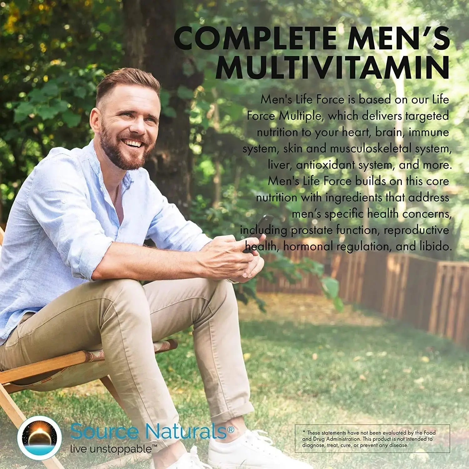 Source Naturals Men's Life Force Multiple Daily Multivitamin & Immune Health Supplement - 13 Essential Vitamins, Nutrients & Minerals - 180 Tablets Source Naturals Au supplements