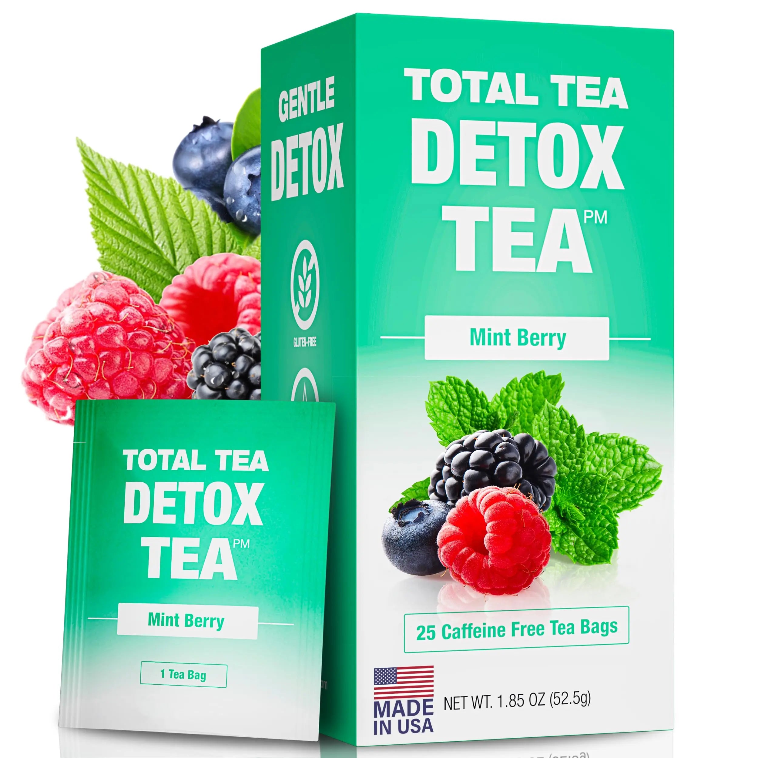 Total Tea Slimming Detox Tea for a Healthy Weight Support - Caffeine Free - Herbal Total Tea Au supplements