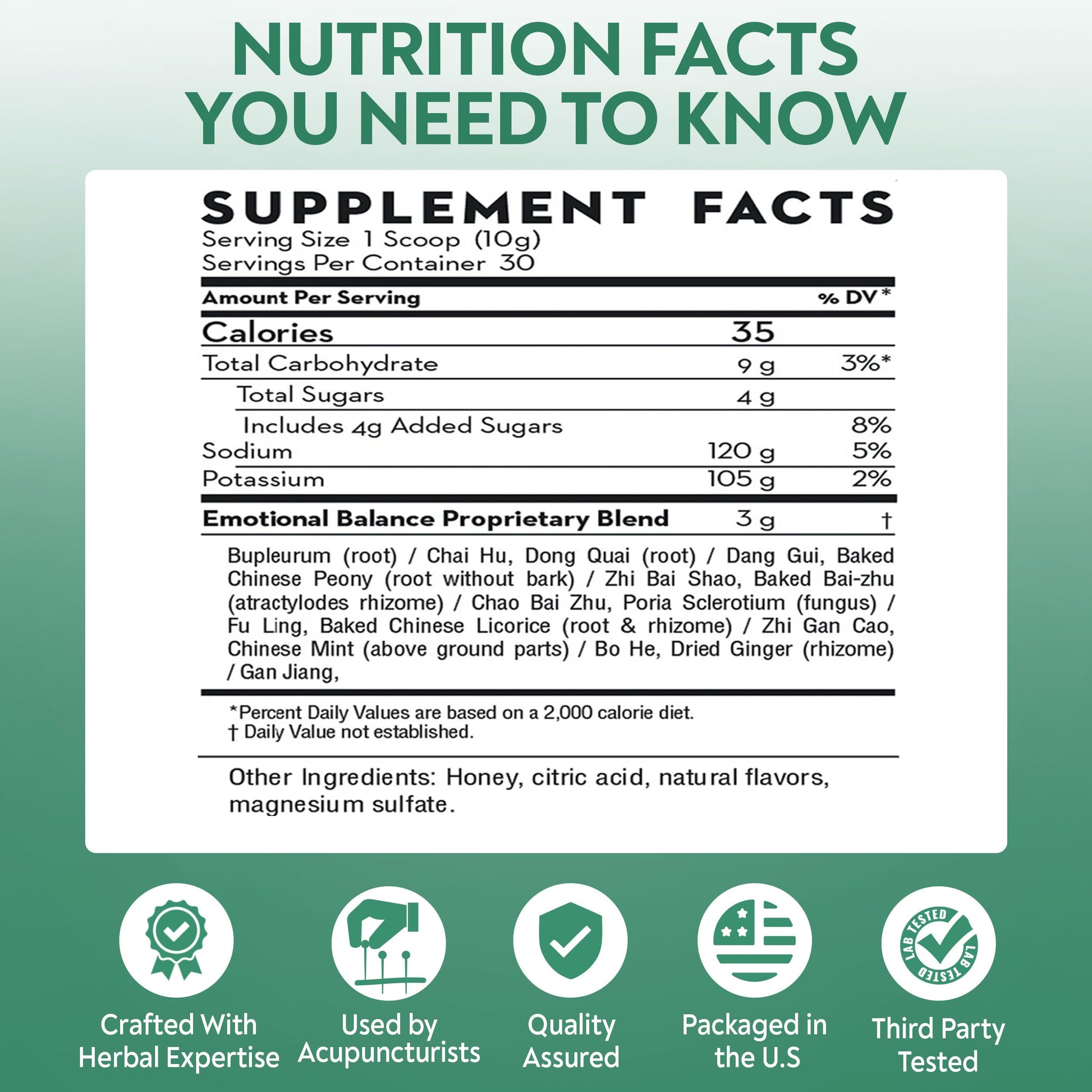 D'AO Labs Emotional Balance - Emotional Balance Powder - Calm & Stress Relief - Effervescent Powder with Apple-Cucumber Flavor - Xiao Yao San Traditional Chinese Herbal - 30 Individual Servings DAO Labs Au supplements