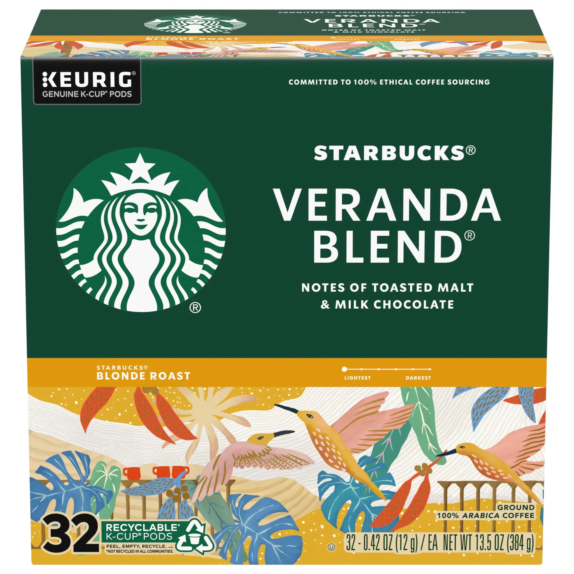 Starbucks Veranda Blend Coffee K-Cups,4/24 Pack-96 K-Cups Starbucks Au supplements