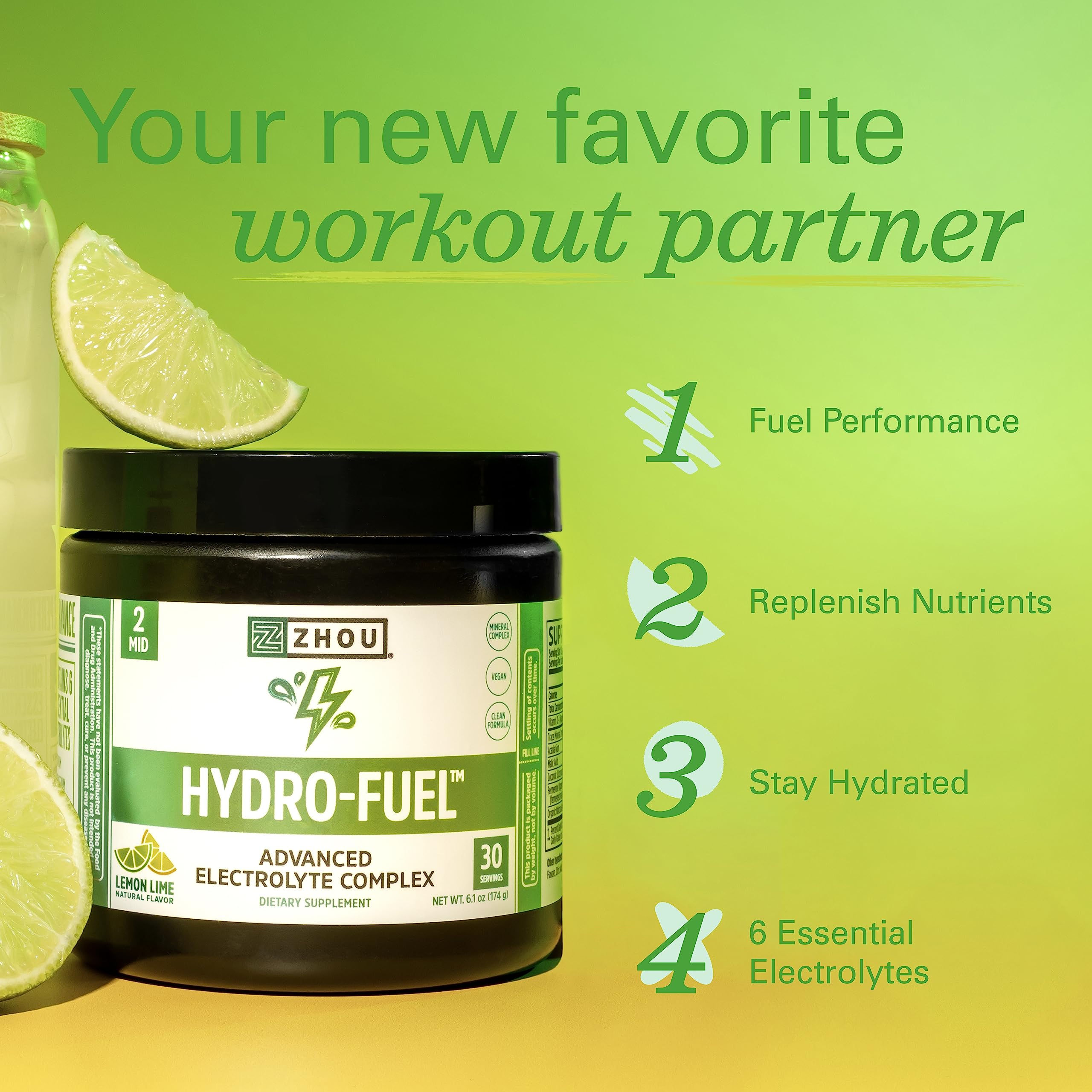 Zhou Nutrition Hydro Fuel, Sugar Free Electrolyte Powder, Replenish Nutrients, Restore Zhou Nutrition Au supplements