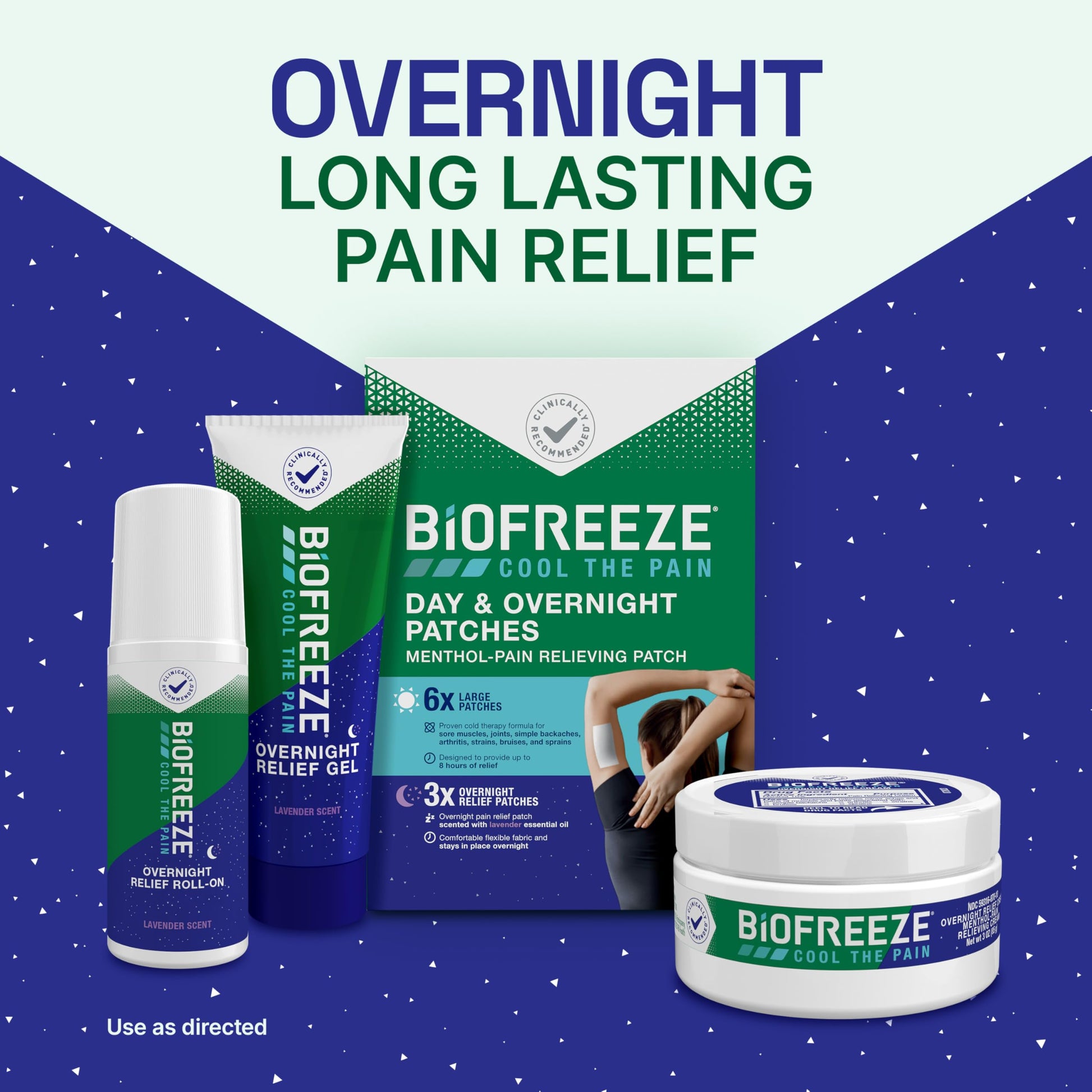 Biofreeze Overnight Gel Pain Relief, Knee & Lower Back Pain Relief, Arthritis Pain Reliever, Neck Pain Relief, Cooling Joint Pain Relief, Lavender Scented Menthol Gel 3 Fl Oz Biofreeze Au supplements