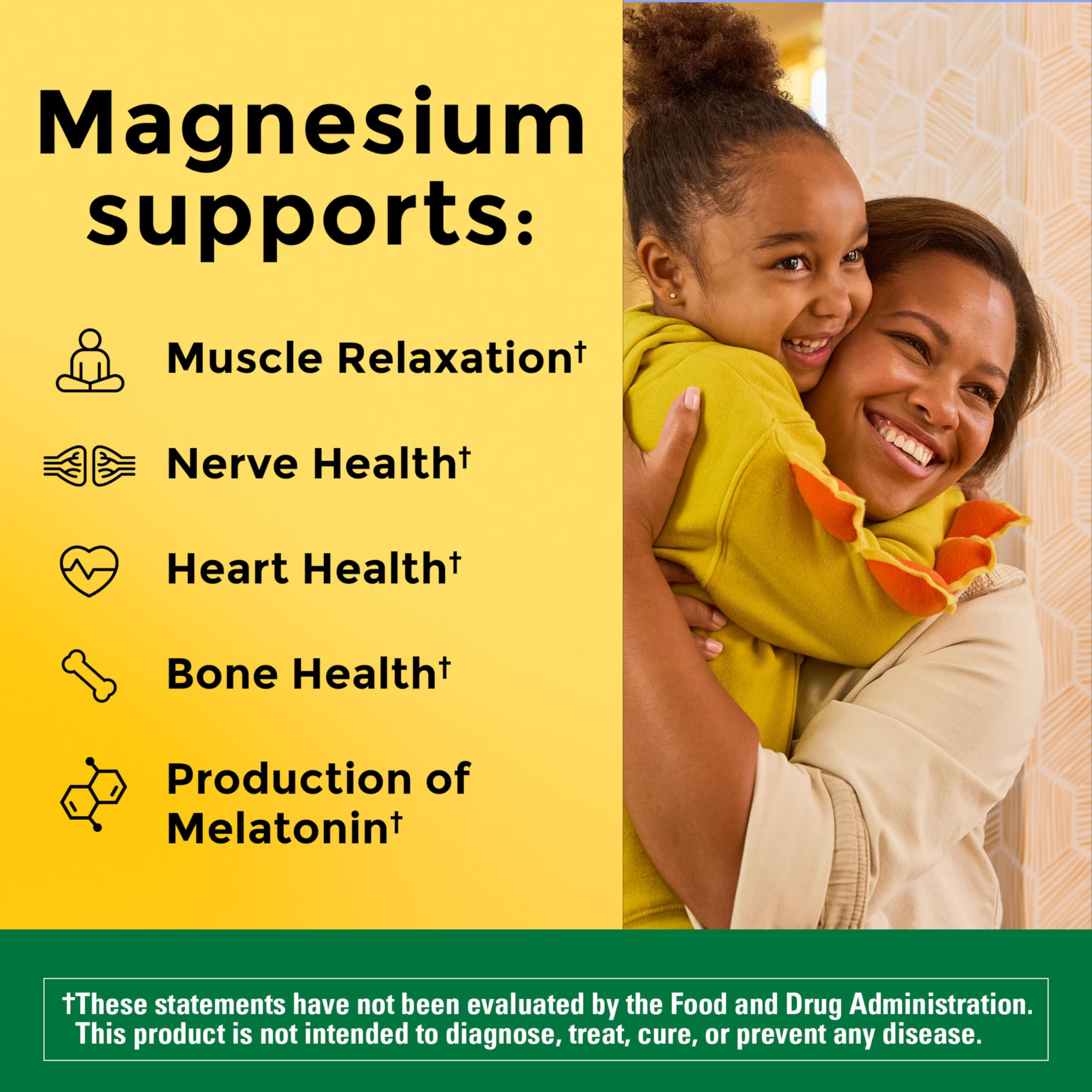 Nature Made Magnesium Glycinate 200 mg per serving, Magnesium Supplement for Muscle, Heart, Nerve and Bone Support, 180 Magnesium Bisglycinate Capsules, 90 Day Supply Nature Made Au supplements