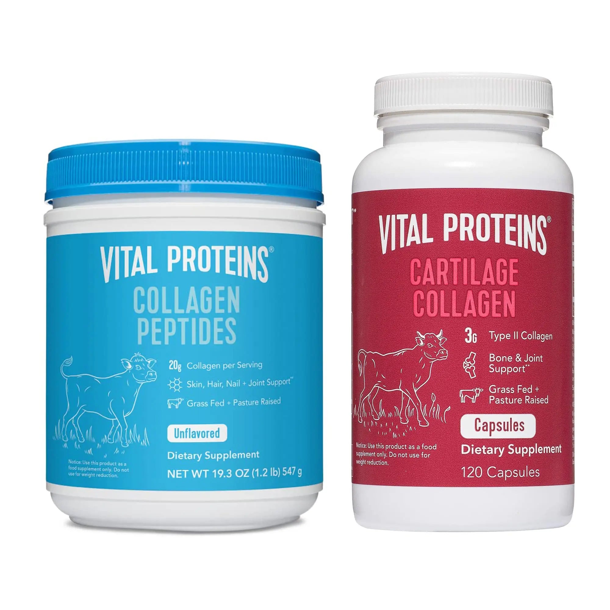 Vital Proteins Collagen Peptides Powder 19.3oz+ Collagen Pills, Type II Vital Proteins Au supplements
