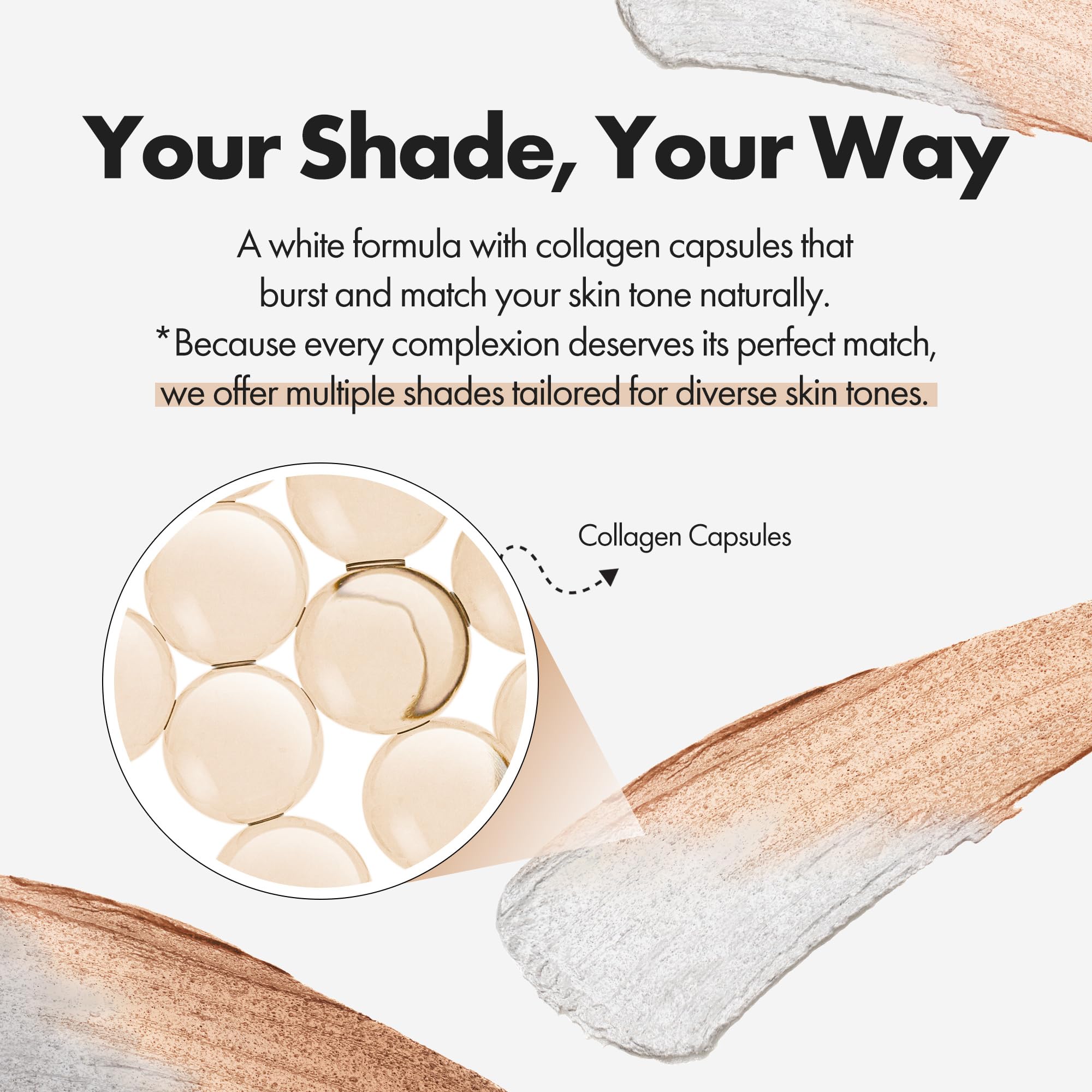 ELROEL Blanc Cover Cream Stick V White - Korean Color-Changing Foundation Stick with Volufiline - Medium to Full Coverage Dewy Finish Base Makeup - Dual-Ended with Detachable Brush (202 Natural) ELROEL Au supplements