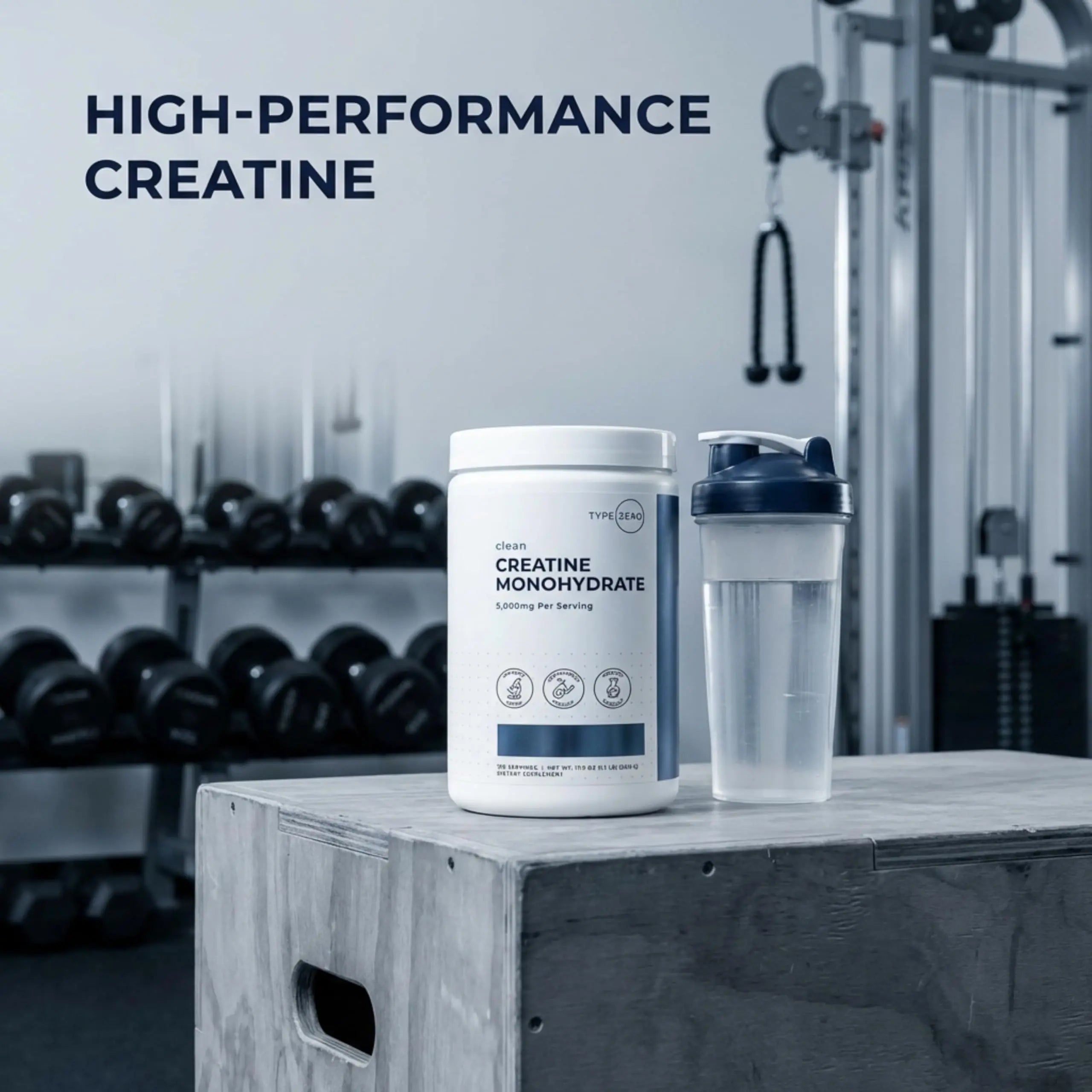 Type Zero Creatine Monohydrate Powder (Unflavored | 500g), 5000 mg Per Serving, Micronized, Zero Sugar, Keto Friendly & Gluten Free, 100 Servings Type Zero Au supplements