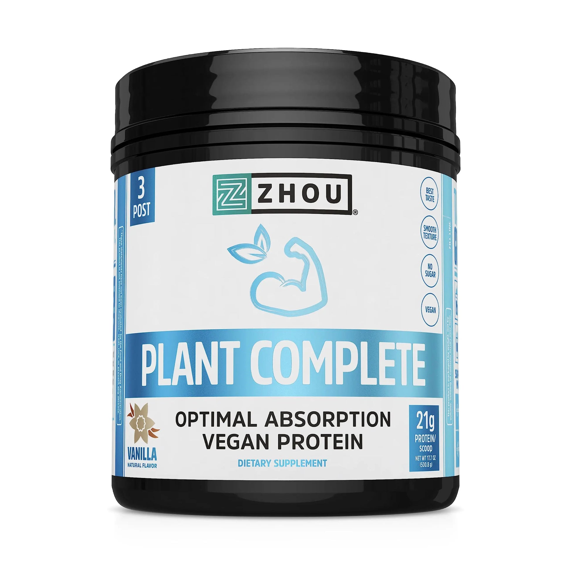 Zhou Nutrition Plant Based Vegan Protein Powder, Best Absorption Digest Score, Complete Zhou Nutrition Au supplements