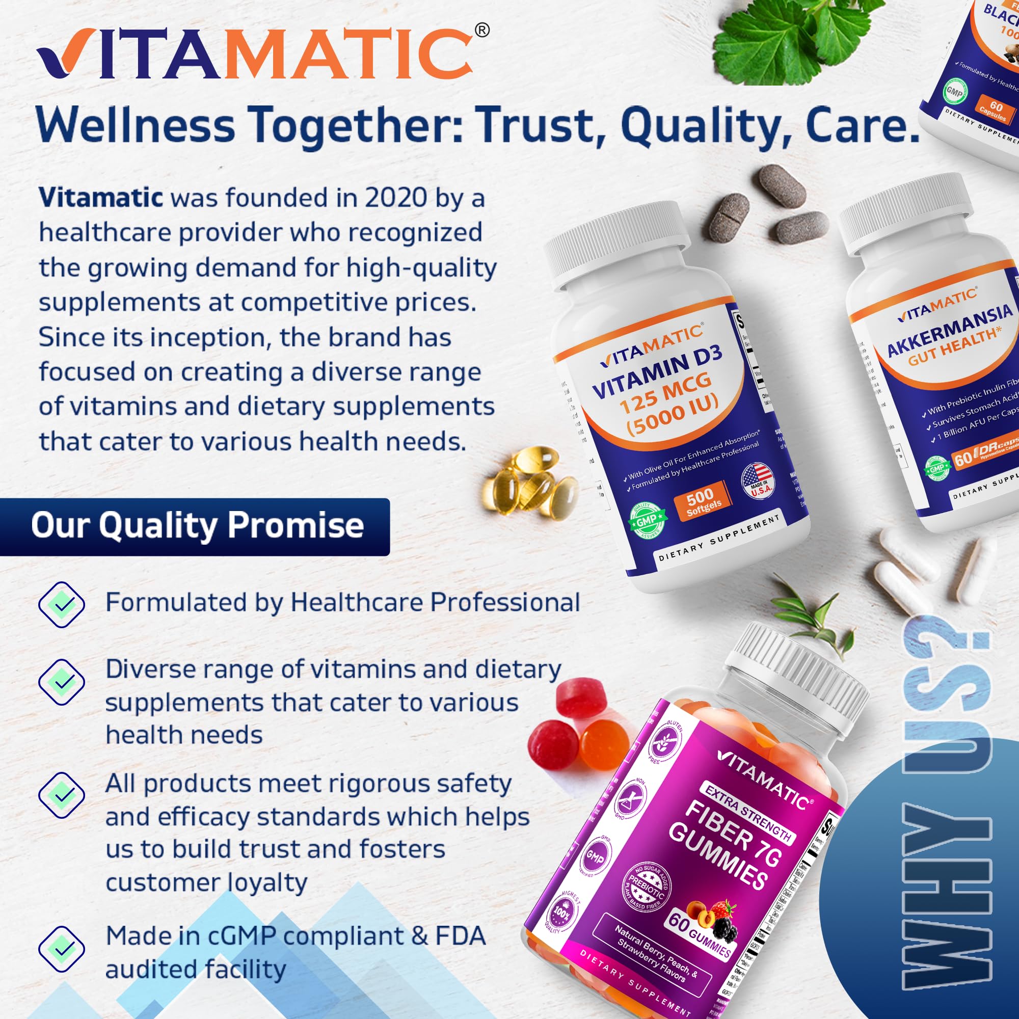 Vitamatic Vegan Omega 3-6-9 Complex 1250mg | Flaxseed, Olive, Borage & Algae Oils | Plant-Based Omegas | 120 Softgels Vitamatic Au supplements