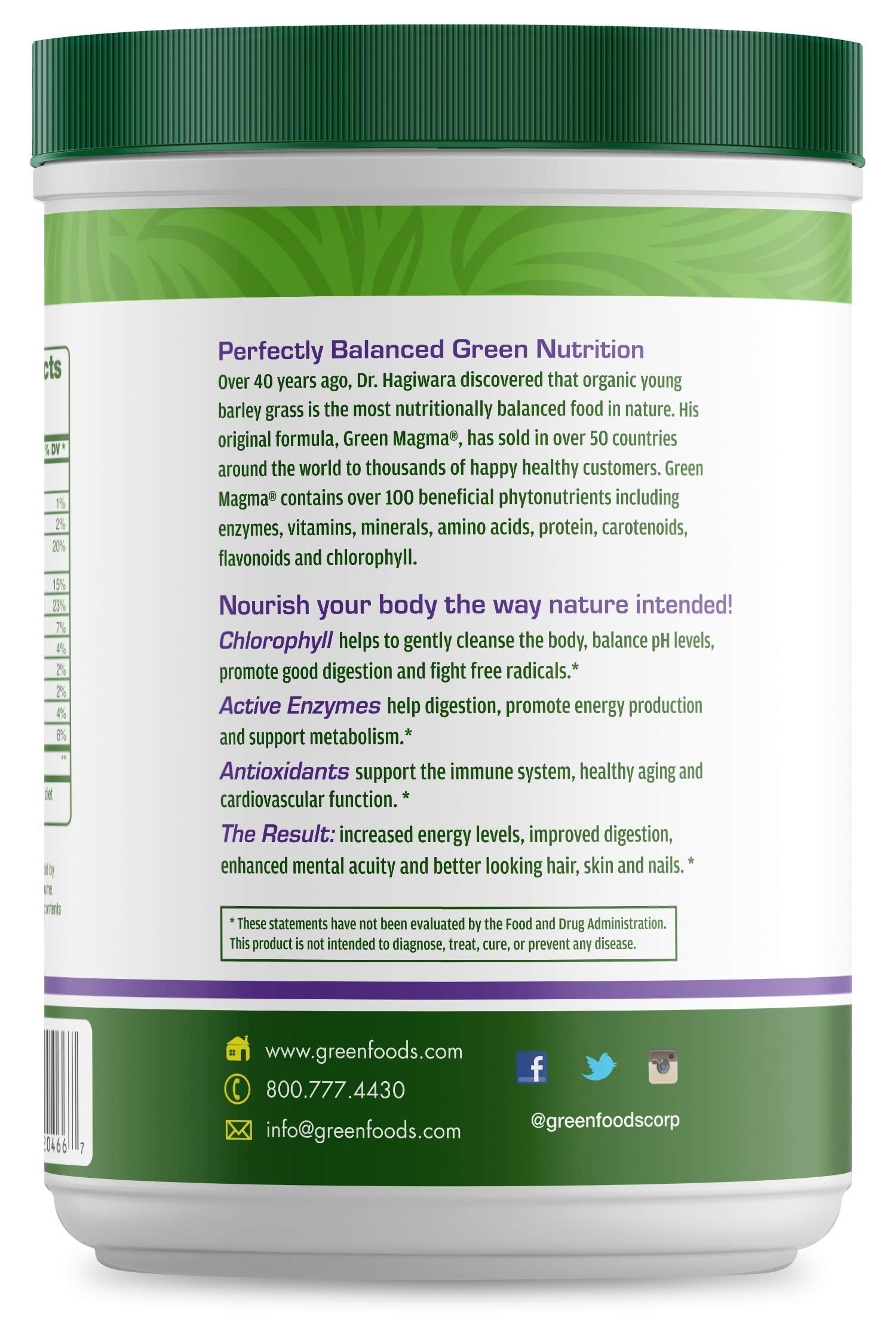 Green Foods Green Magma, 10.6 Ounce Green Foods Au supplements