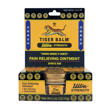 Tiger Balm Pain Relieving Ultra Strength, 10g – Soothing & Ultra Strength Muscle Rub Ointment – Non-Staining Sports Muscle Rub Tiger Balm Au supplements