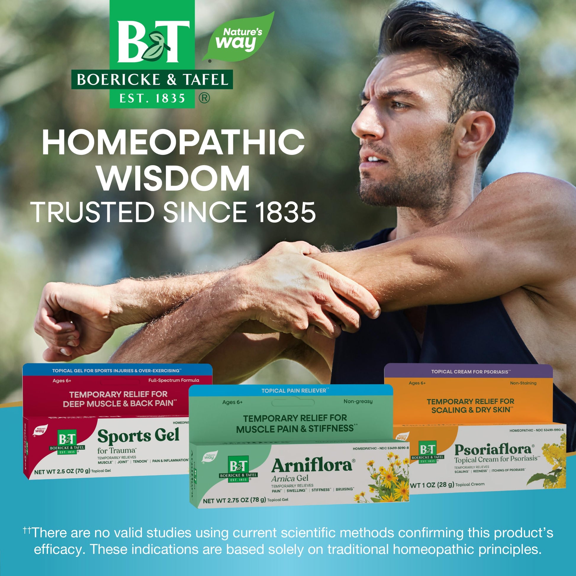 Nature's Way Boericke & Tafel Arniflora Arnica Gel, Temporarily Relieves Pain*, Swelling*, Stiffness*, 2.75 Oz (Packaging May Vary) Nature's Way Au supplements