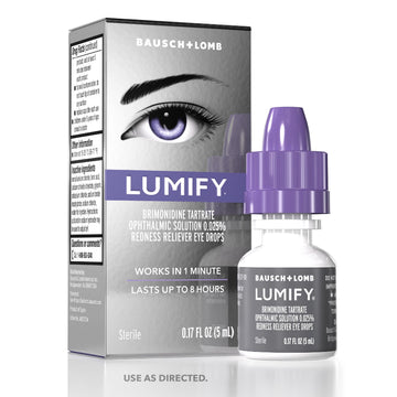 LUMIFY Eye Drops for Red Eyes, Redness Reliever for Brighter Looking Eyes, Works in 1 Minute & Lasts Up to 8 Hours, Eye Drops, 0.17 Fl Oz (5 mL) LUMIFY Au supplements