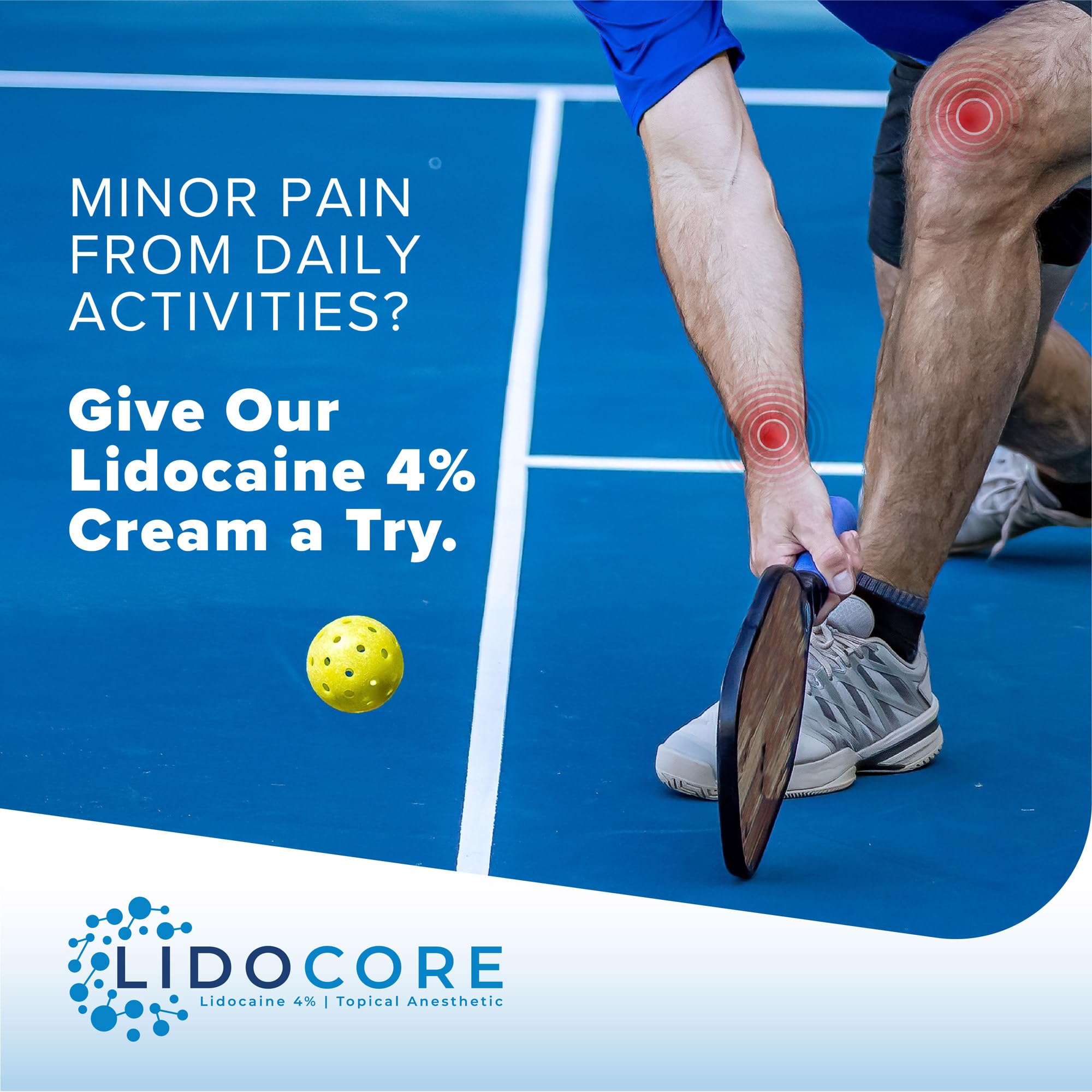 Lidocore Pain Relief Cream with 4% Lidocaine | Maximum Strength OTC | Safe & Compliant formula | Minor cuts, scrapes, insect bites, cold sores | Non-Greasy, Odor-free, Fragrance-Free | 2.7 oz (76.5 g) Lidocore Au supplements