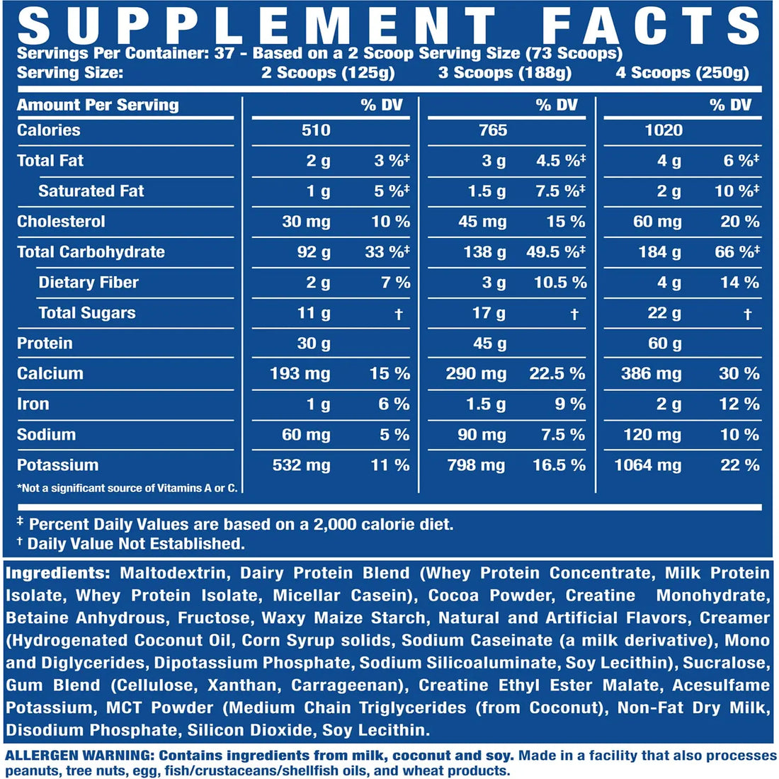 Ronnie Coleman Signature Series King Mass XL Mass Gainer Protein Powder, Muscle Ronnie Coleman Signature Series Au supplements