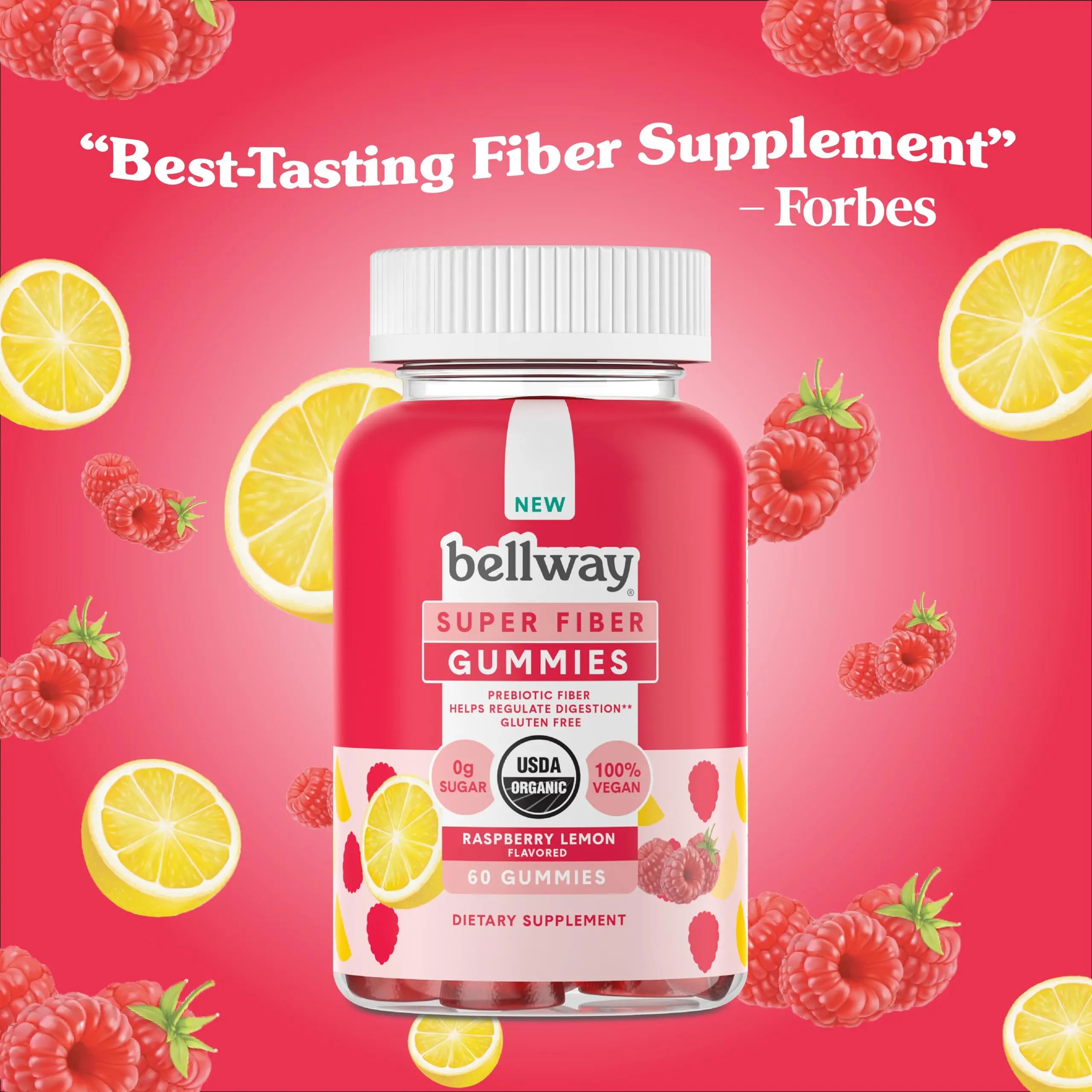Bellway Super Fiber Gummies for Adults (3 Pack) - Sugar Free Organic Fiber Supplement Bellway Au supplements