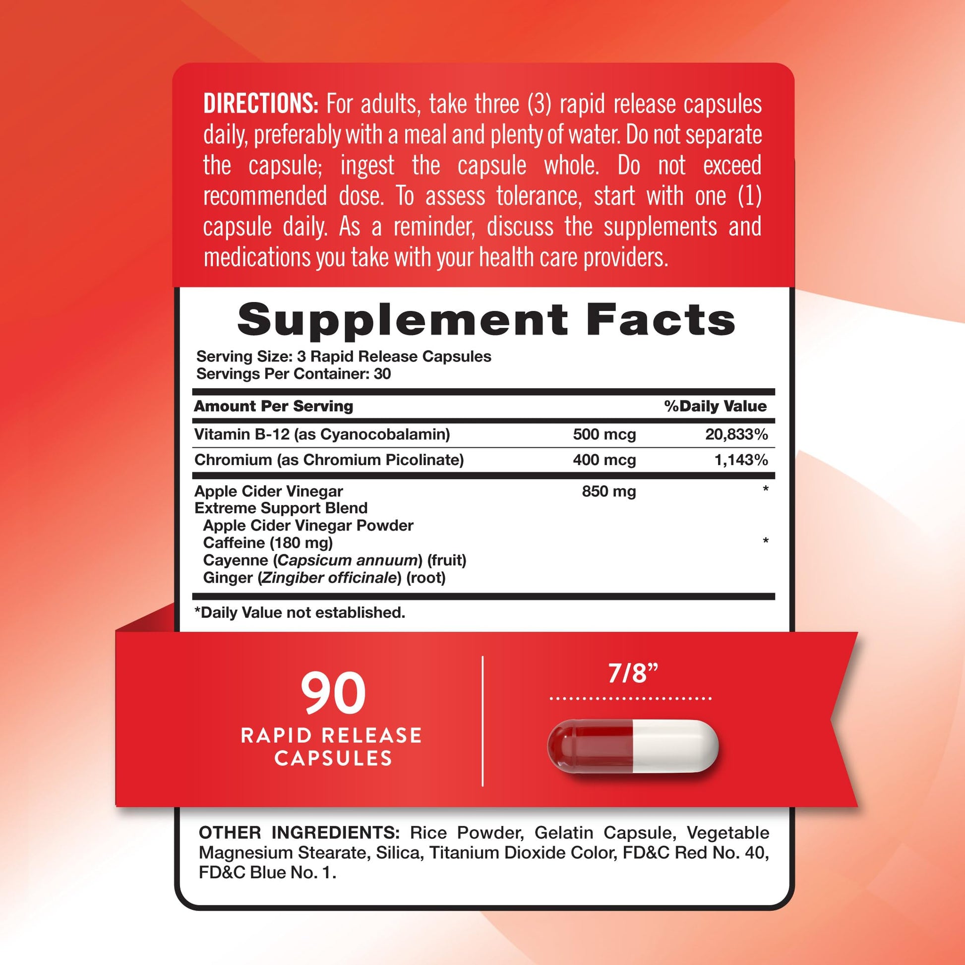 Nature's Truth Apple Cider Vinegar Pills | 90 Capsules | Non-GMO & Gluten Free Supplement Nature's Truth Au supplements