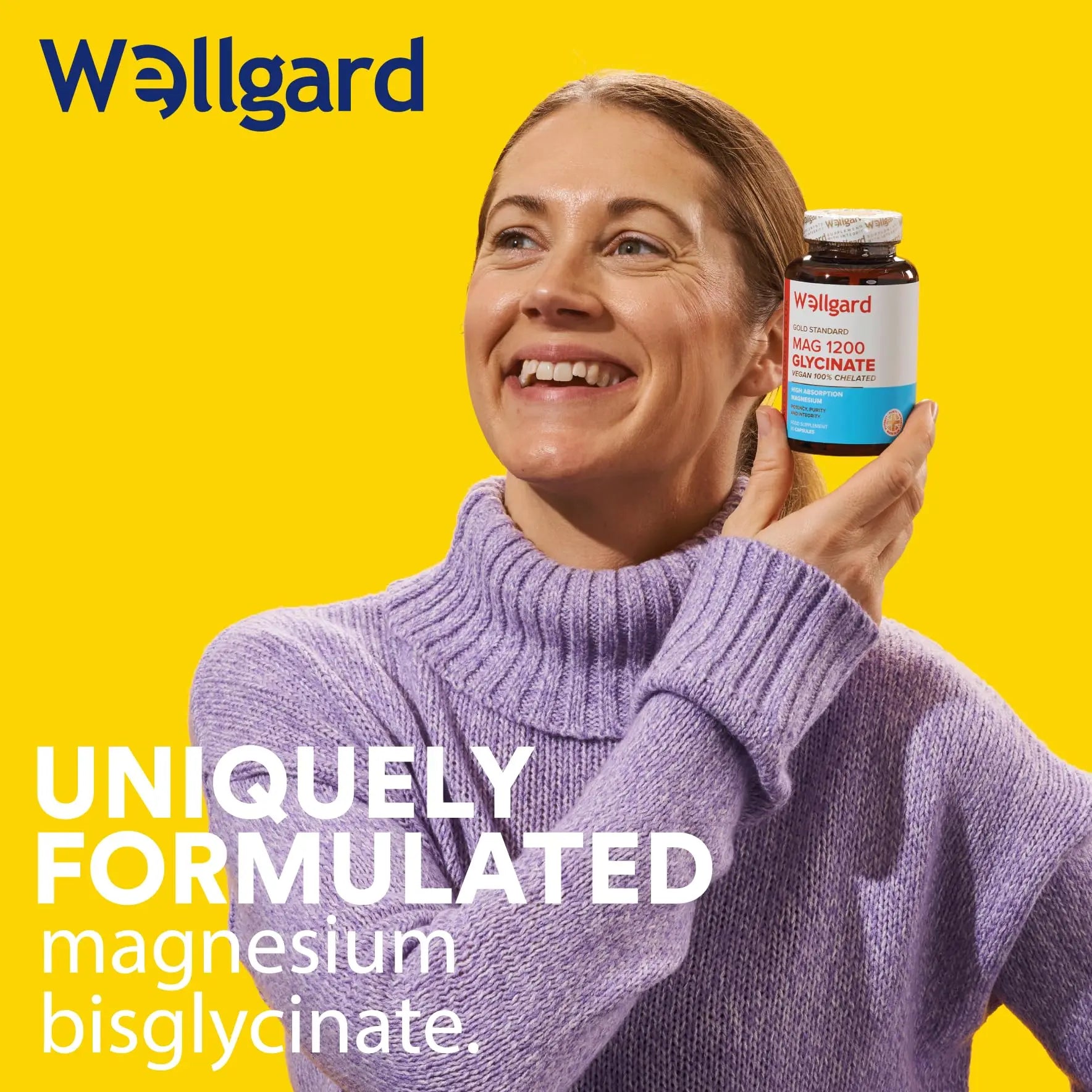 Wellgard Magnesium Glycinate, Mag 1200, High Strength Magnesium Bisglycinate Wellgard Au supplements