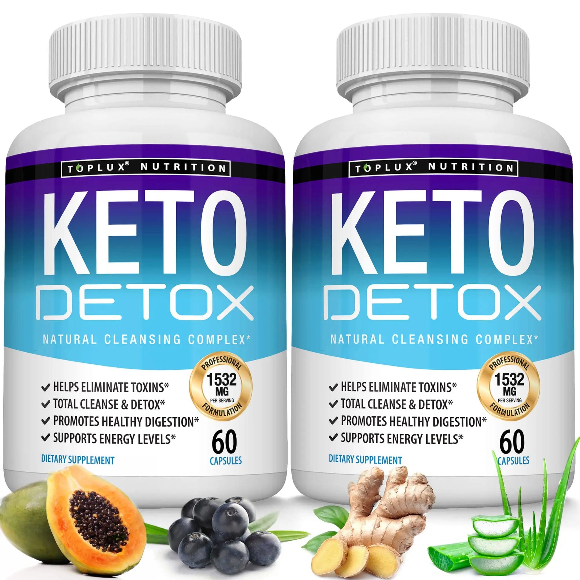 Toplux Keto Detox Pills Advanced Cleansing Extract – 1532 Mg Natural Acai Colon Toplux Au supplements