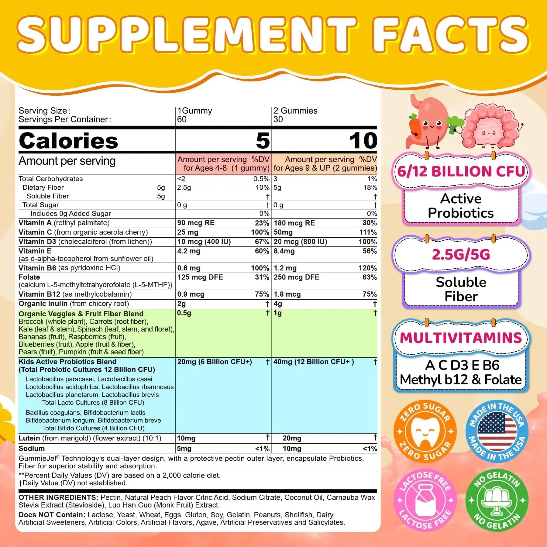 NEVISS Multivitamin for Men & Probiotics for Kids Teen + Veggie & Fruit Fiber Gummies NEVISS Au supplements