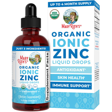 MaryRuth's Organic Liquid Zinc Supplement for Kids & Adults | Immune Support | Skin Health | Antioxidant | Cellular Metabolism | Zinc Sulfate MARYRUTH'S Au supplements