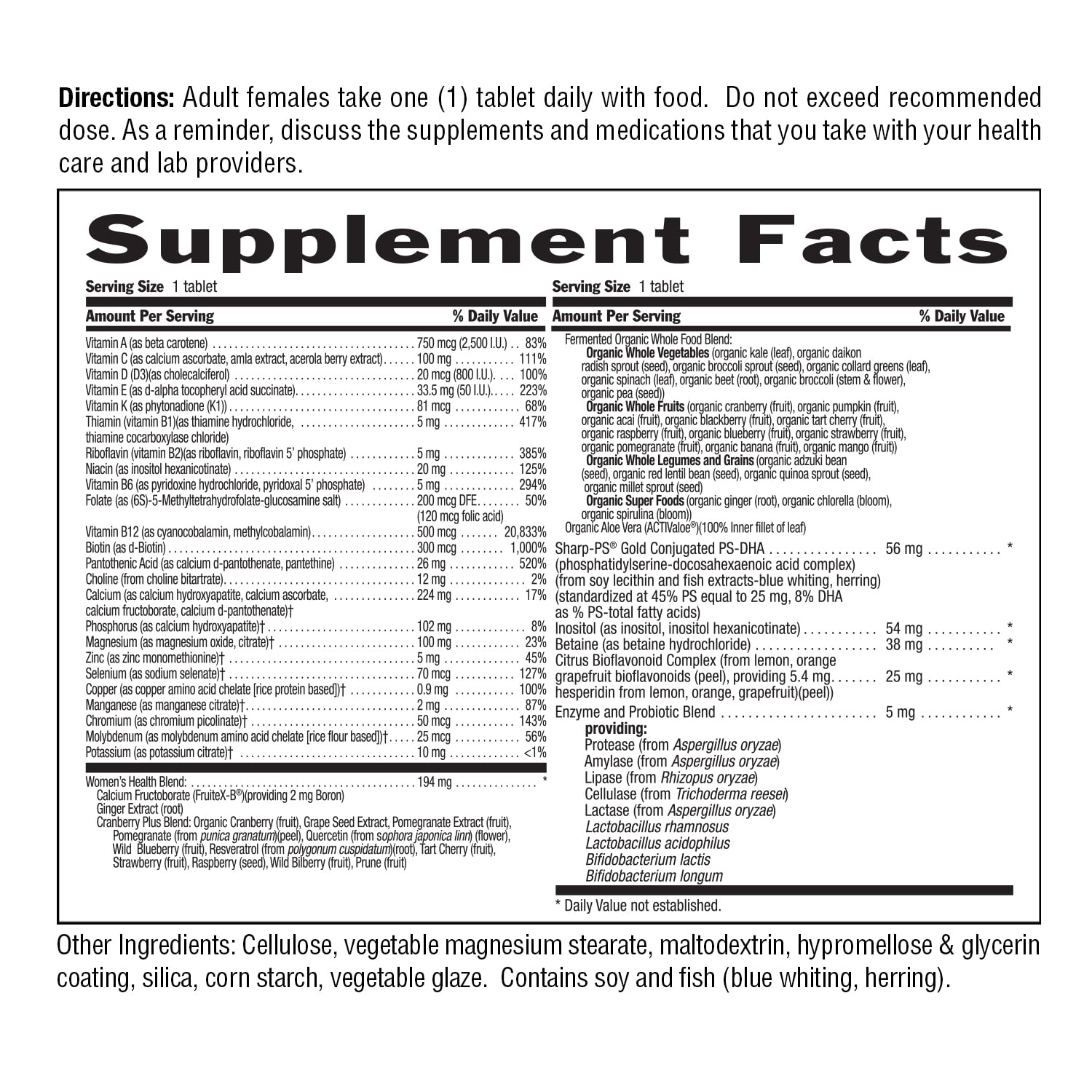 Country Life CORE Daily-1 for Women 50+ Multivitamin - Formulated for Women Over 50, Complete Daily Nutrition with Women's Health Blend, Coenzymated B Vitamins, Probiotics, and Digestive Enzymes Country Life Au supplements