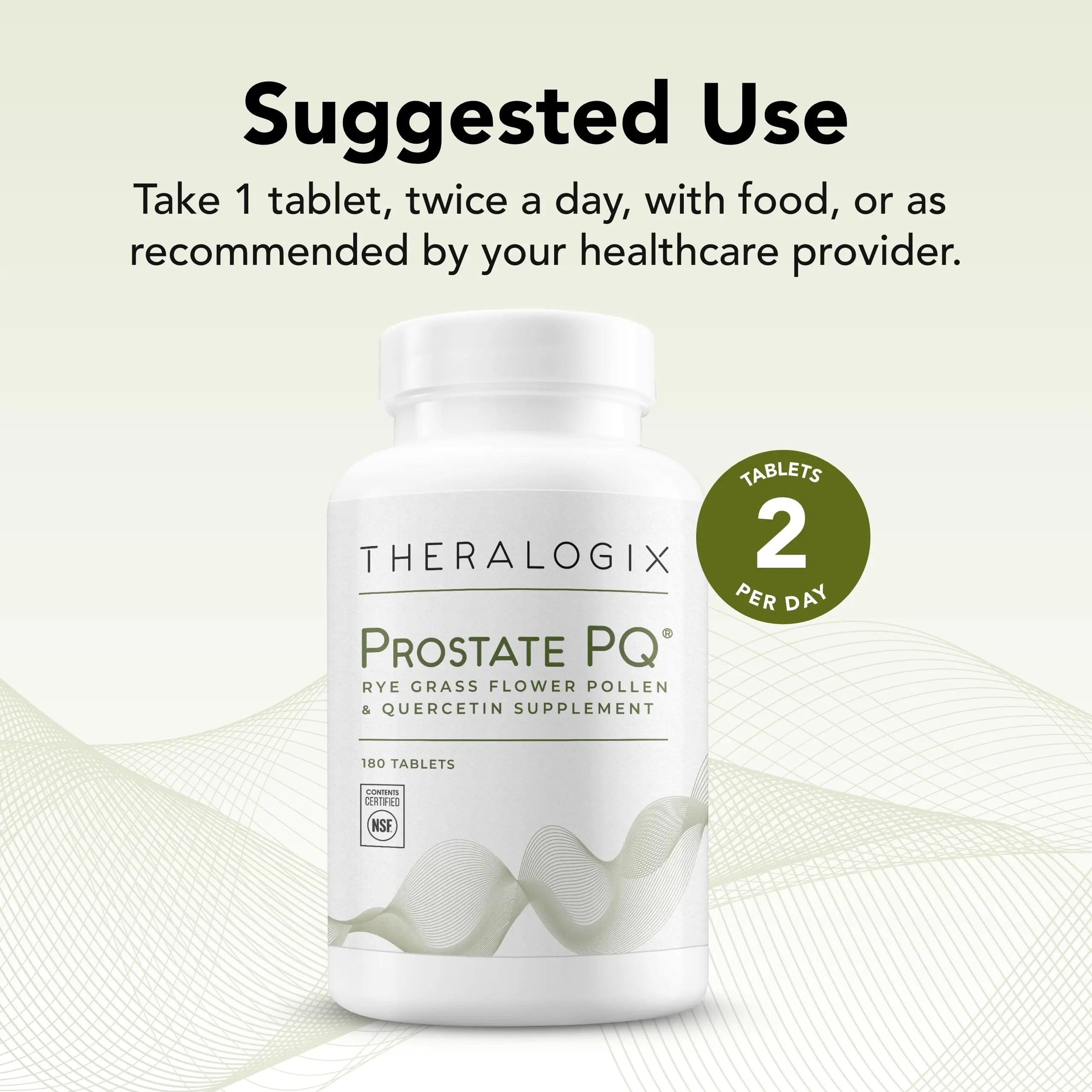 Theralogix Prostate PQ - Rye Grass Pollen Extract & Quercetin Supplement - 90-Day Theralogix Au supplements