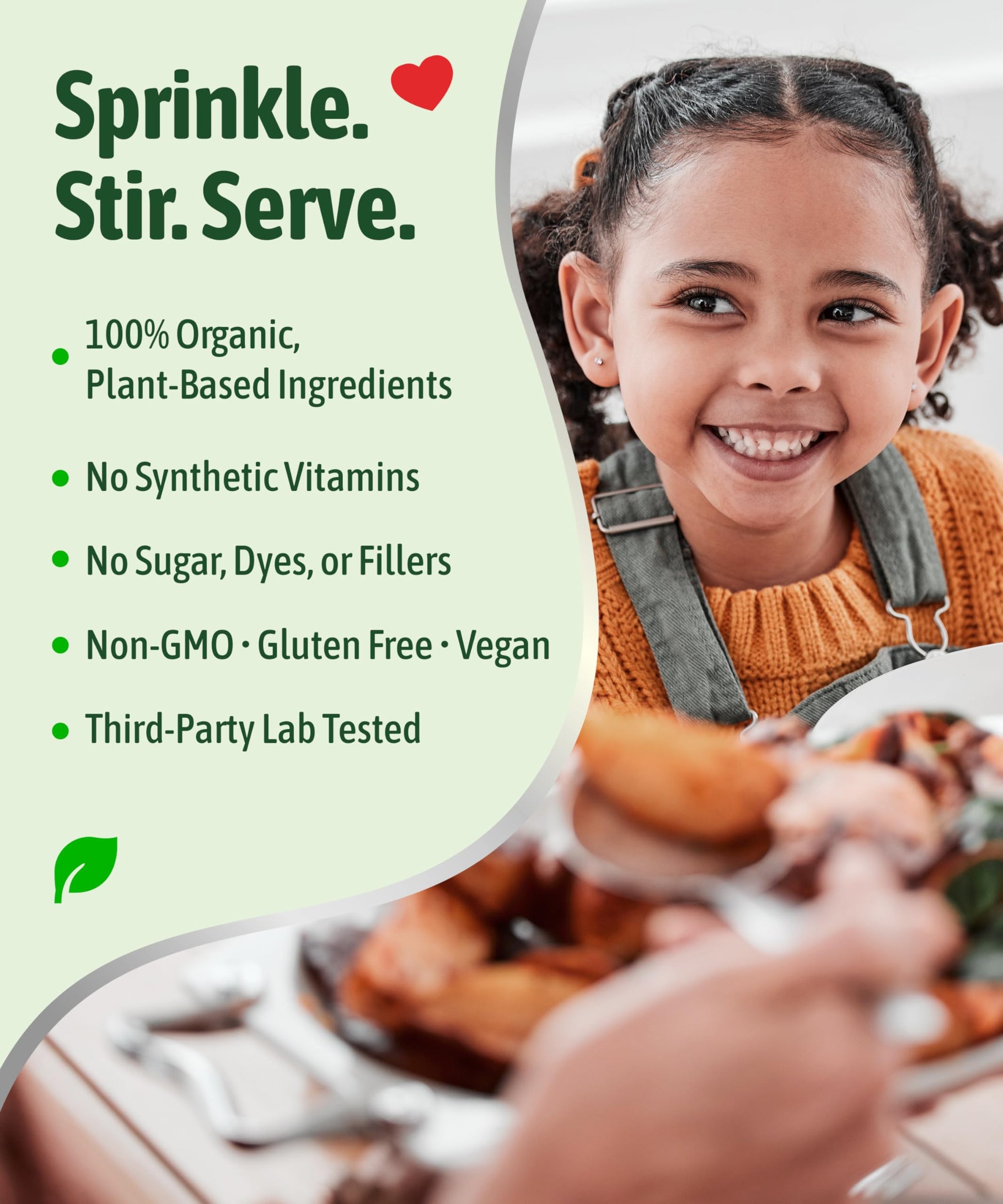 InviNutri Superfood Powder for Sensory & Picky Eaters. A TINY scoop- 40x Nutrient-Rich, 30mg Sulforaphane for Detox. Organic Microgreens, Fruits & Veggies - Blends Invisibly into Most Meals - 24 serv. InviNutri Invisible Nutrition Au supplements
