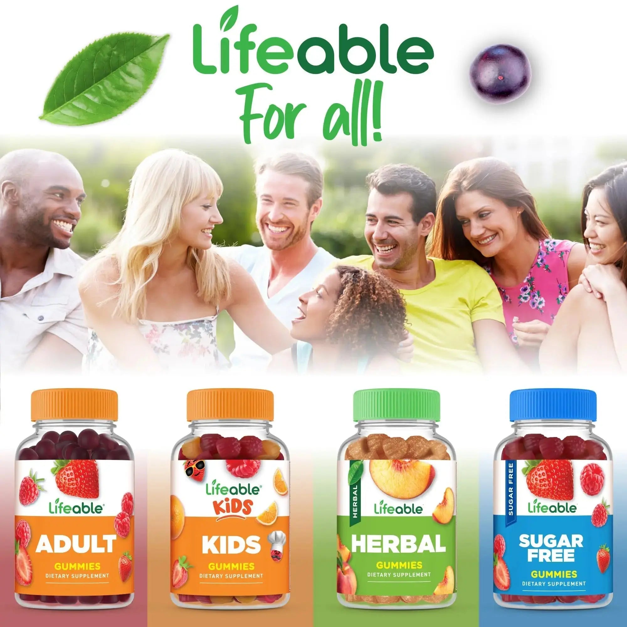 Lifeable Sugar Free Womens Multivitamin Gummy | with Iron and 18 Essential Vitamins and Minerals | Great Tasting Multivitamin Lifeable Au supplements