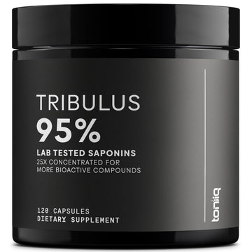 Toniiq Tribulus Terrestris for Men - Ultra High Potency 25:1 Extract with 95% Saponins - 1300mg Pure & Concentrated Formula - Third-Party Lab Tested for Purity & Quality - 120 Capsules Toniiq Au supplements