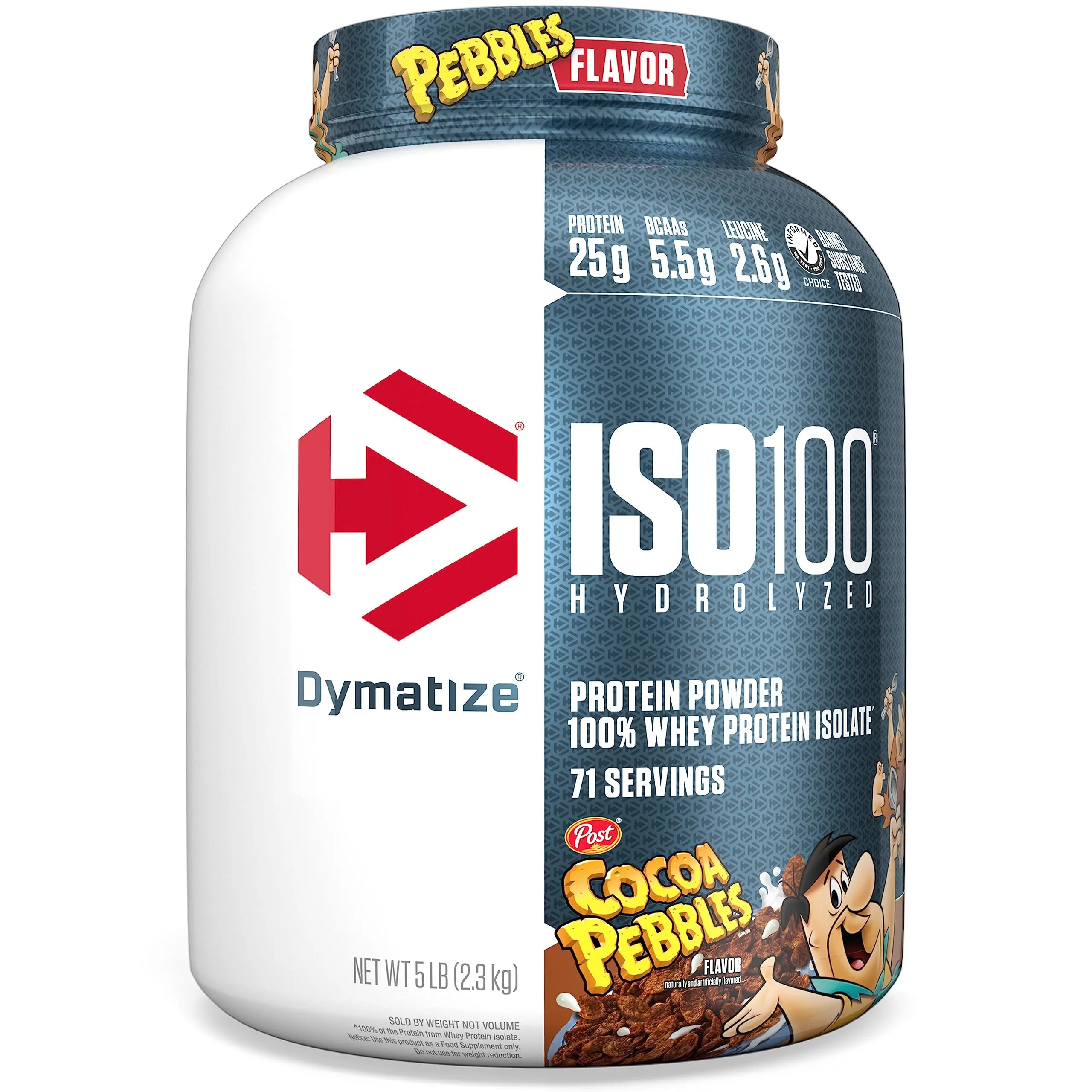 Dymatize ISO100 Hydrolyzed Protein Powder, 100% Whey Isolate, 25g of Protein, 5.5g Dymatize Au supplements