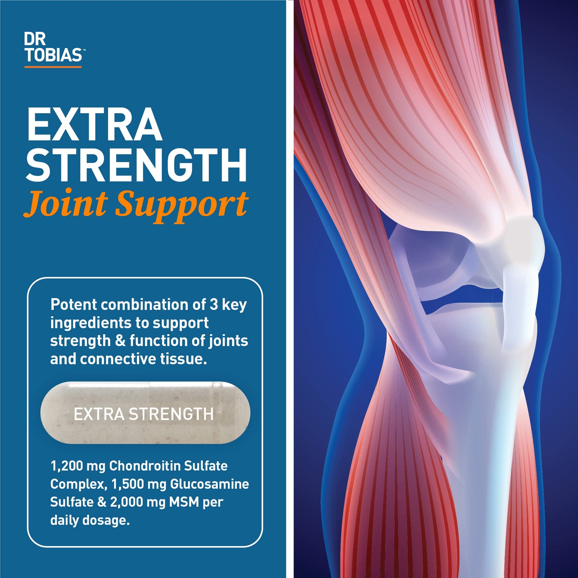 Dr. Tobias AKG Supplement & Joint Support Supplement - Supports Energy, Muscles, Cartilage & Joint Health, Non-GMO Dr. Tobias Au supplements